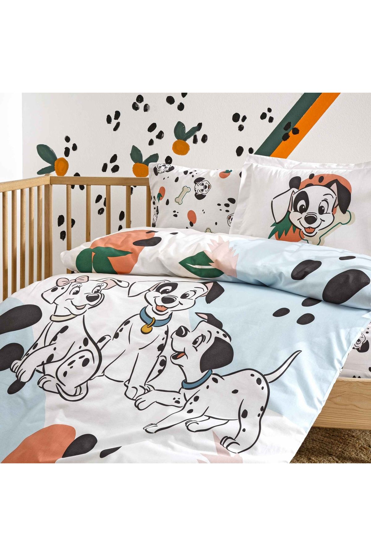 Taç-Disney 101 Dalmatians Family Cotton Baby Bedding Set 2
