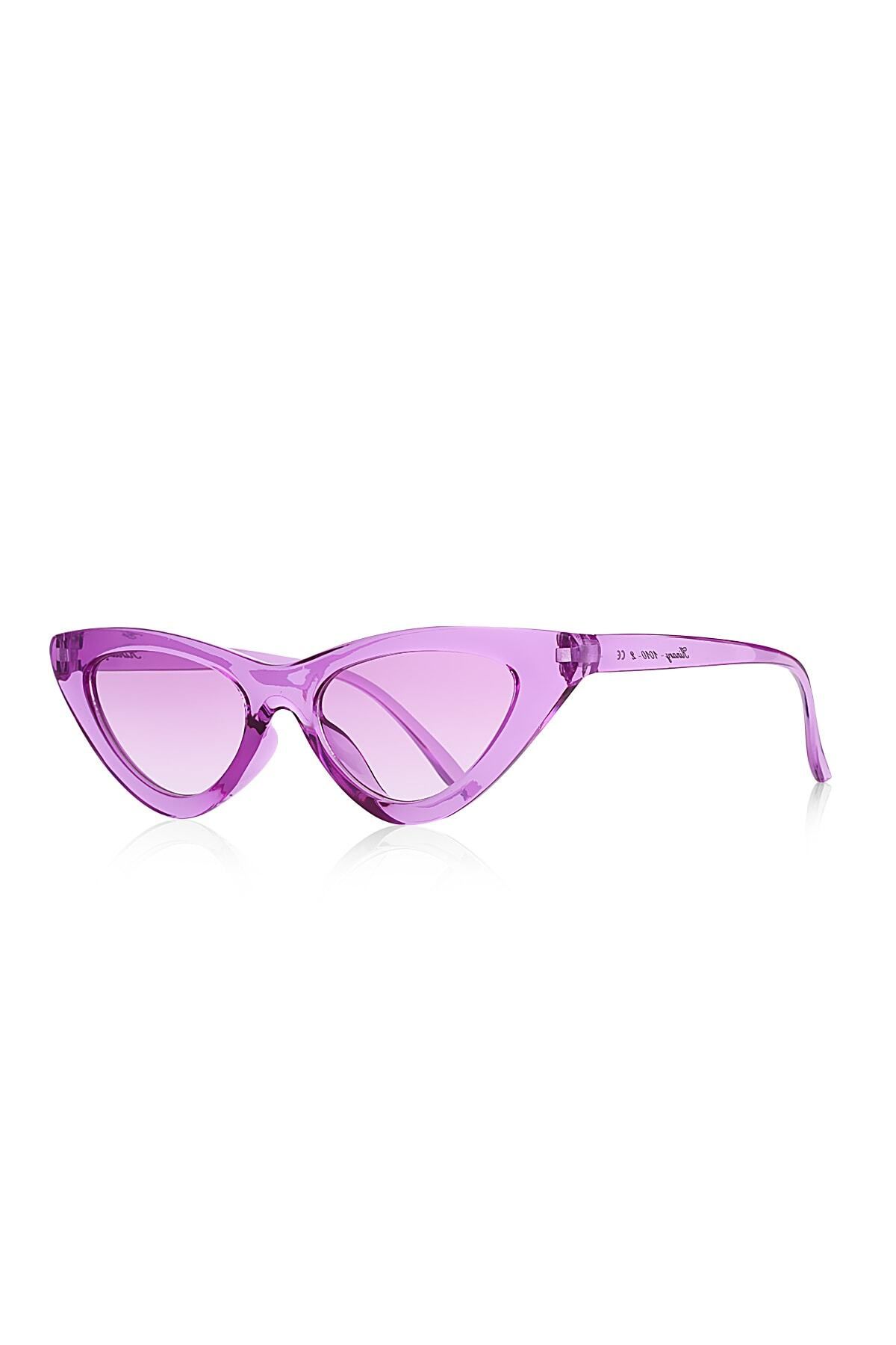 Transparent cat top eye sunglasses