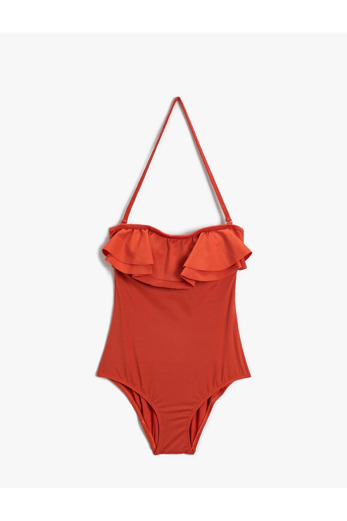Koton Strój Kąpielowy Z Falbanką I Dekoltem Typu Halter Kobieta - 34