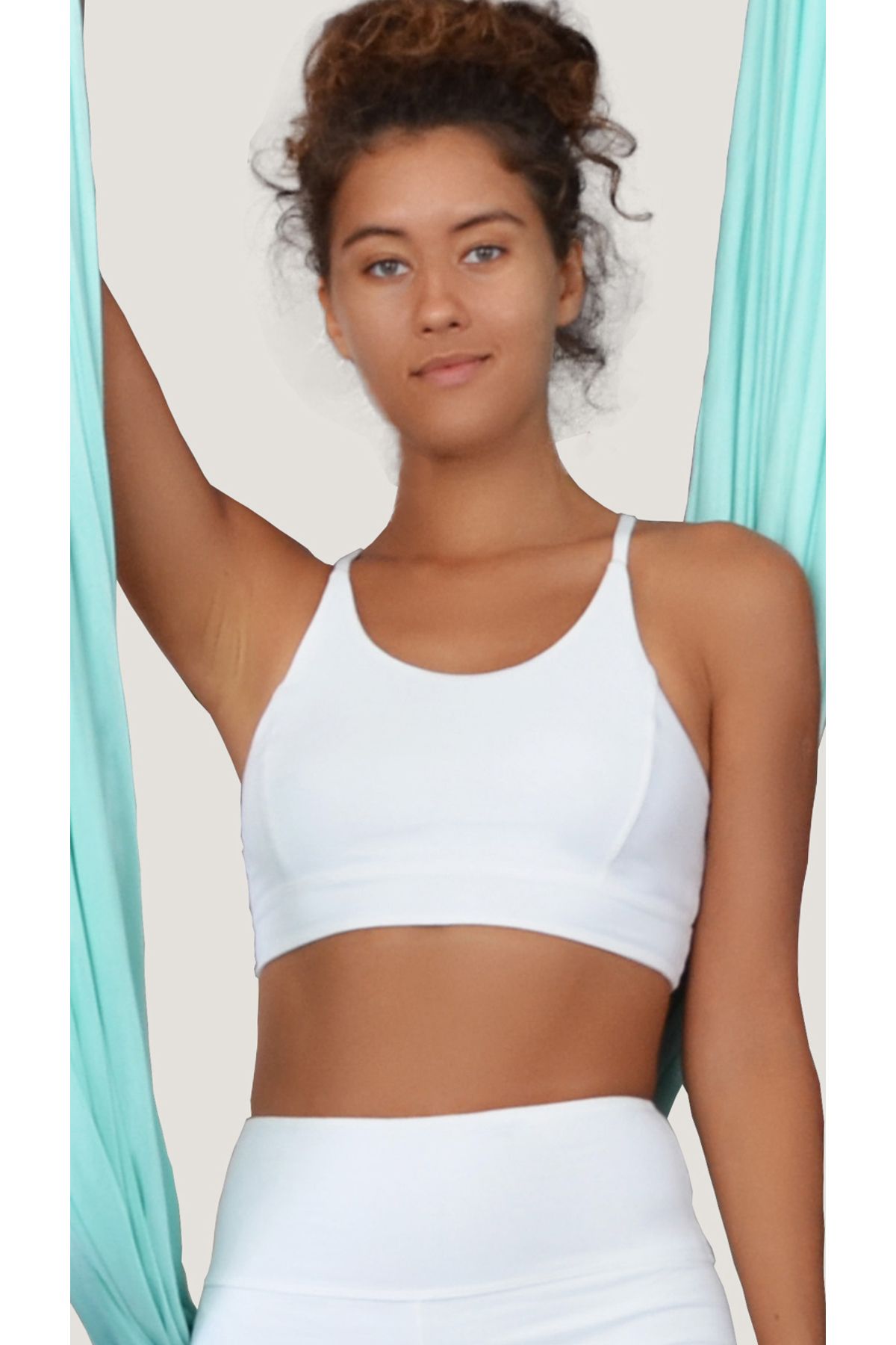 Kamala Yoga Crop Top Shanti Pamuklu Kad n Giyim