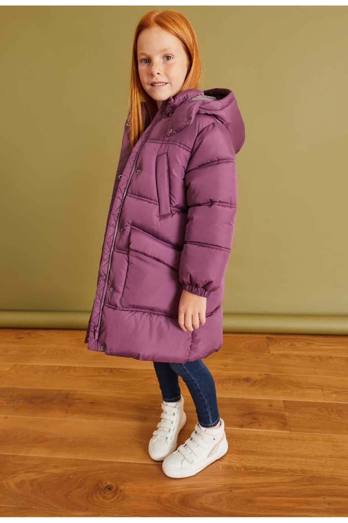 Next Baby Coat Purple Regular fit Trendyol