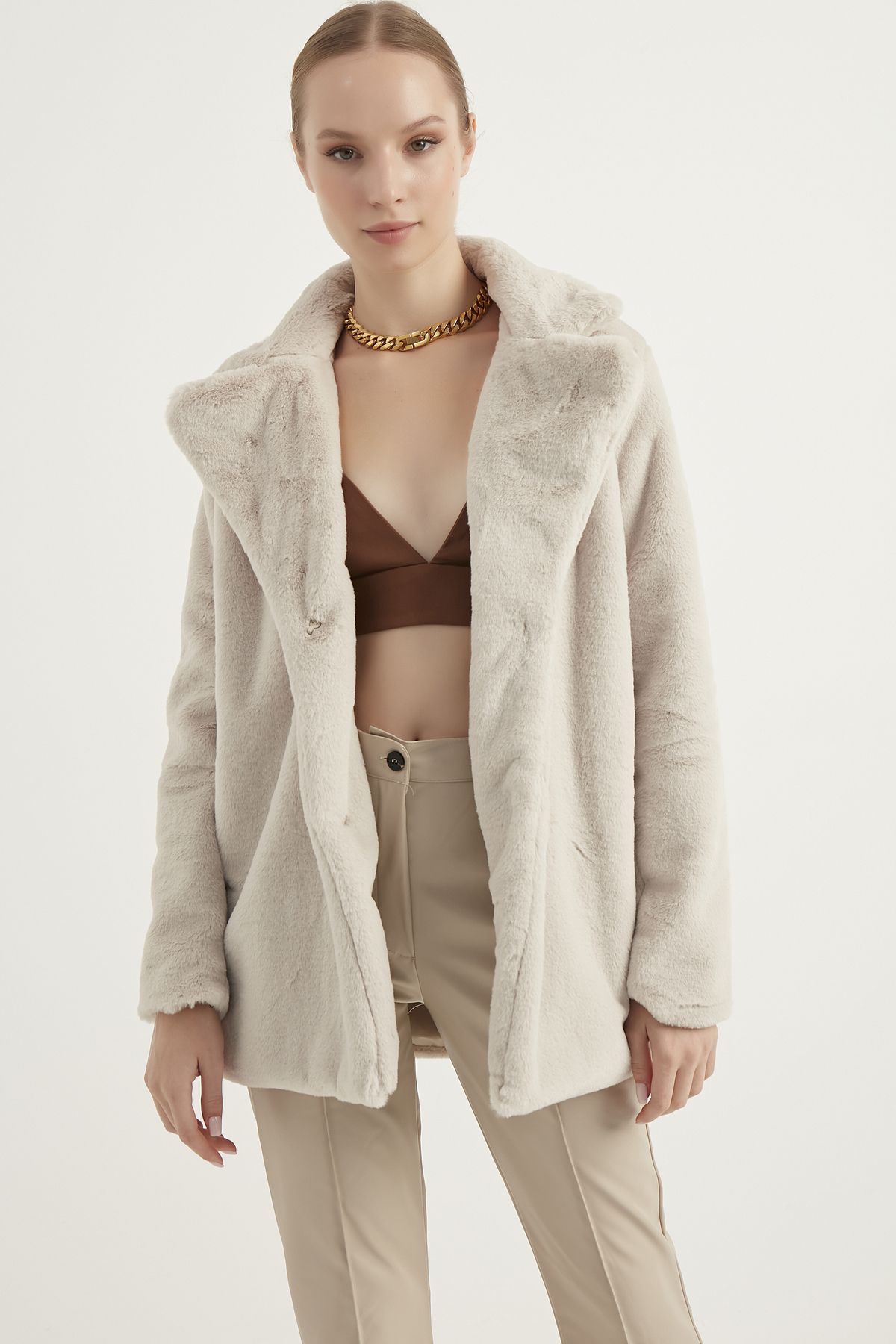 Cream outlet coat womens
