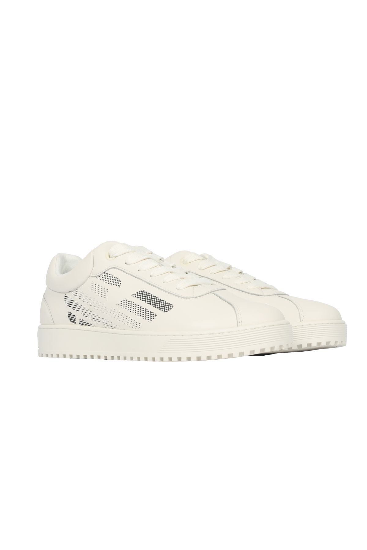 Emporio Armani Sneakers White Flat