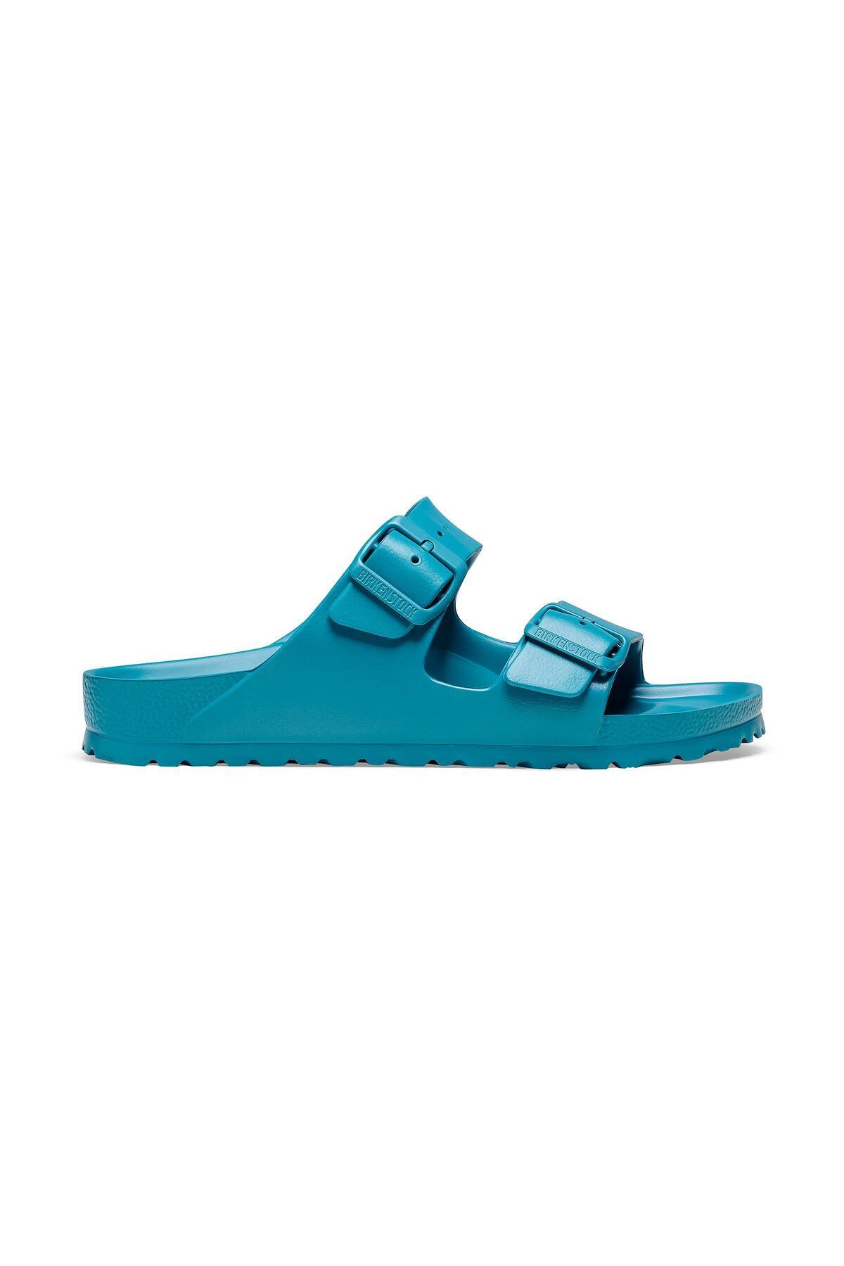 دمپایی بیرکن استاک زنانه اوا فیروزه Authentic راسته      Classical/کلاسیک | Birkenstock 1026175 DE - تصویر 5