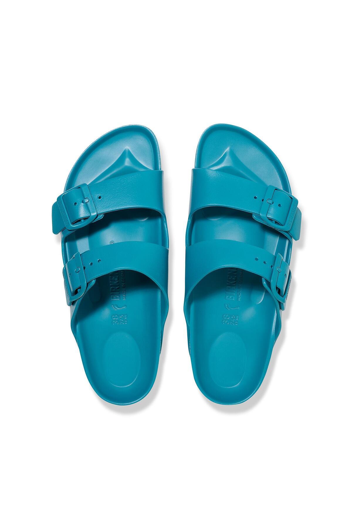 دمپایی بیرکن استاک زنانه اوا فیروزه Authentic راسته      Classical/کلاسیک | Birkenstock 1026175 DE - تصویر 3