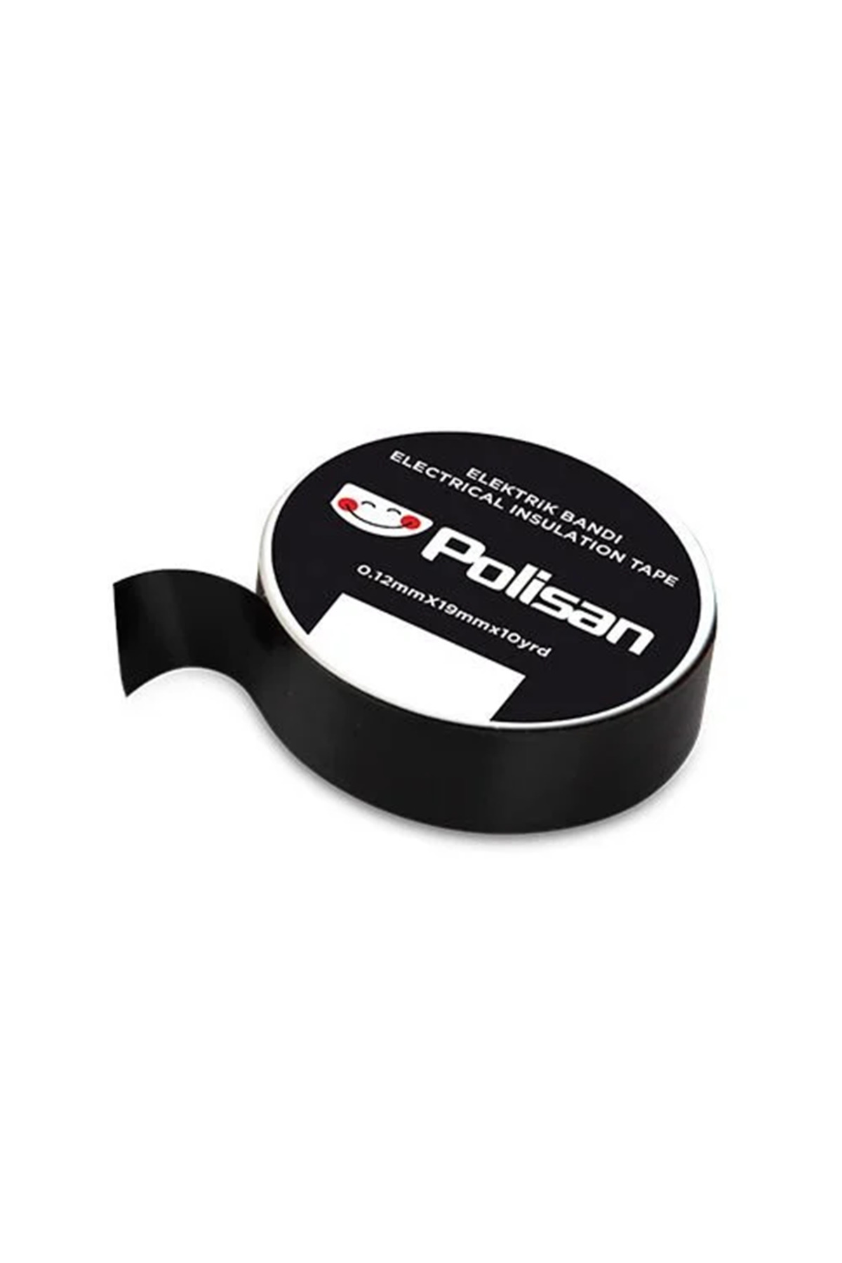 Polisan Siyah Elektrik Bandı 19 mm x 10 yrd (4 ADET)