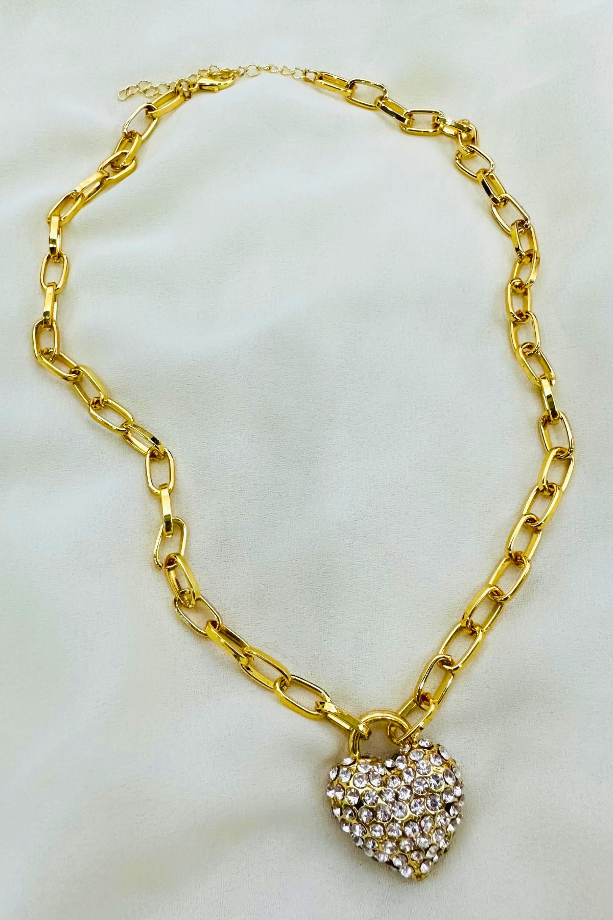 Stone store chain necklace
