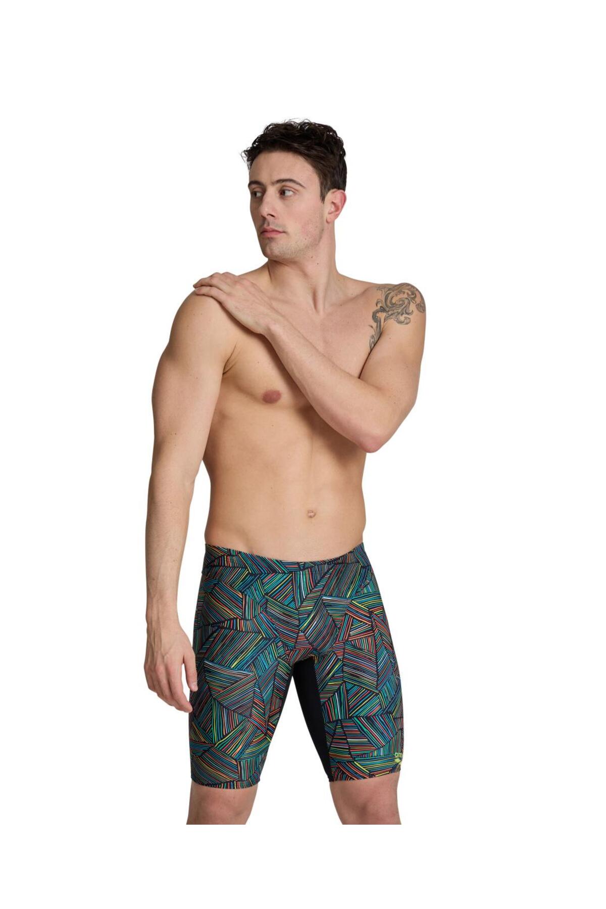 مایو شنا آرنا مردانه  سفید پوشاک ساحل راسته      Beachwear | ARENA 6673550 KH - تصویر 5