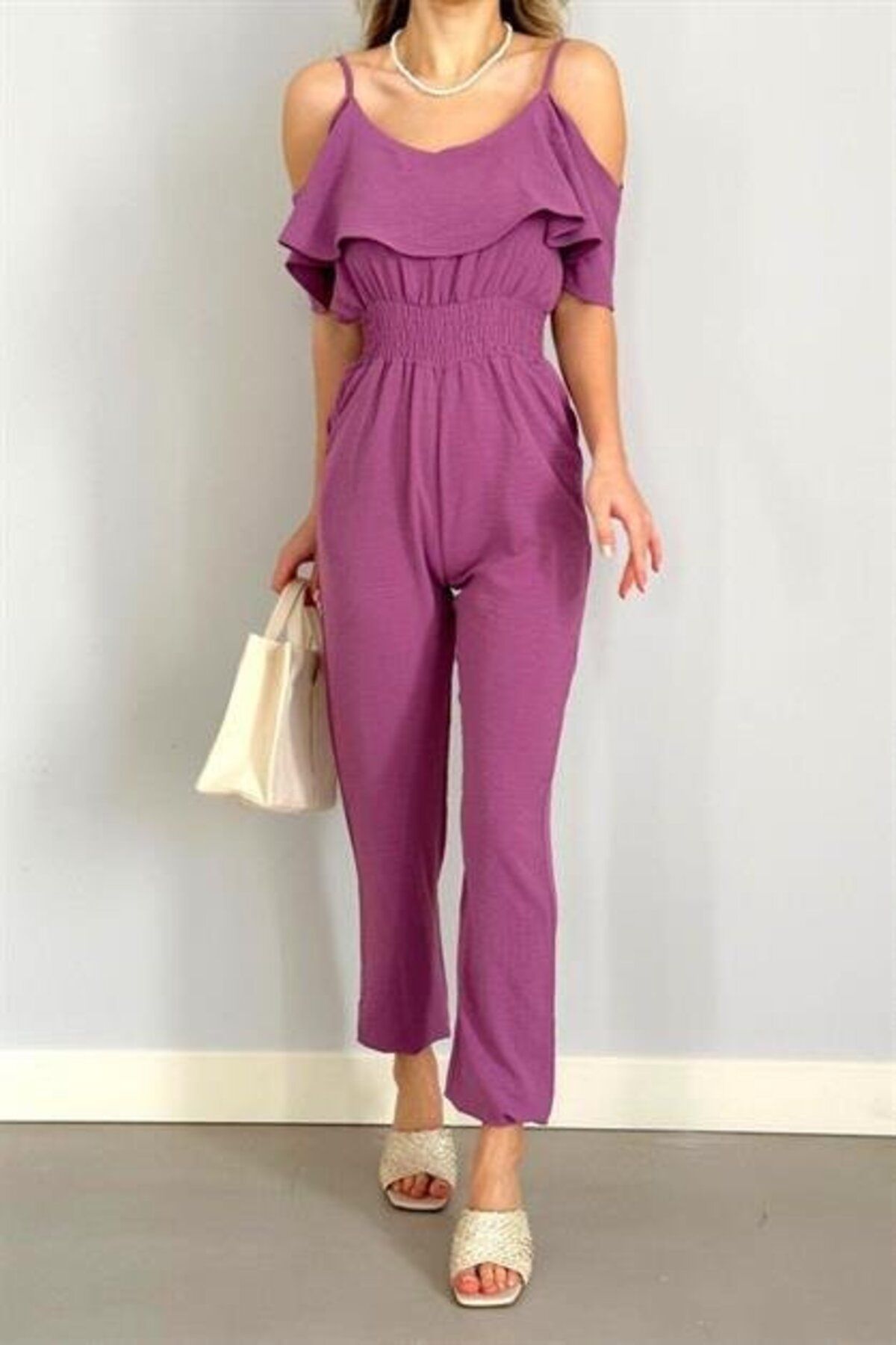Pink and hot sale purple jumpsuit