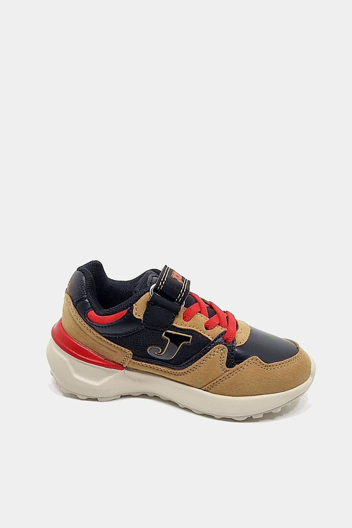 اسنیکر مشکی دخترانه و پسرانه بچگانه کفش ورزشی روزانه ان J.3080 JR 2301 Camel J3080W2301V Joma