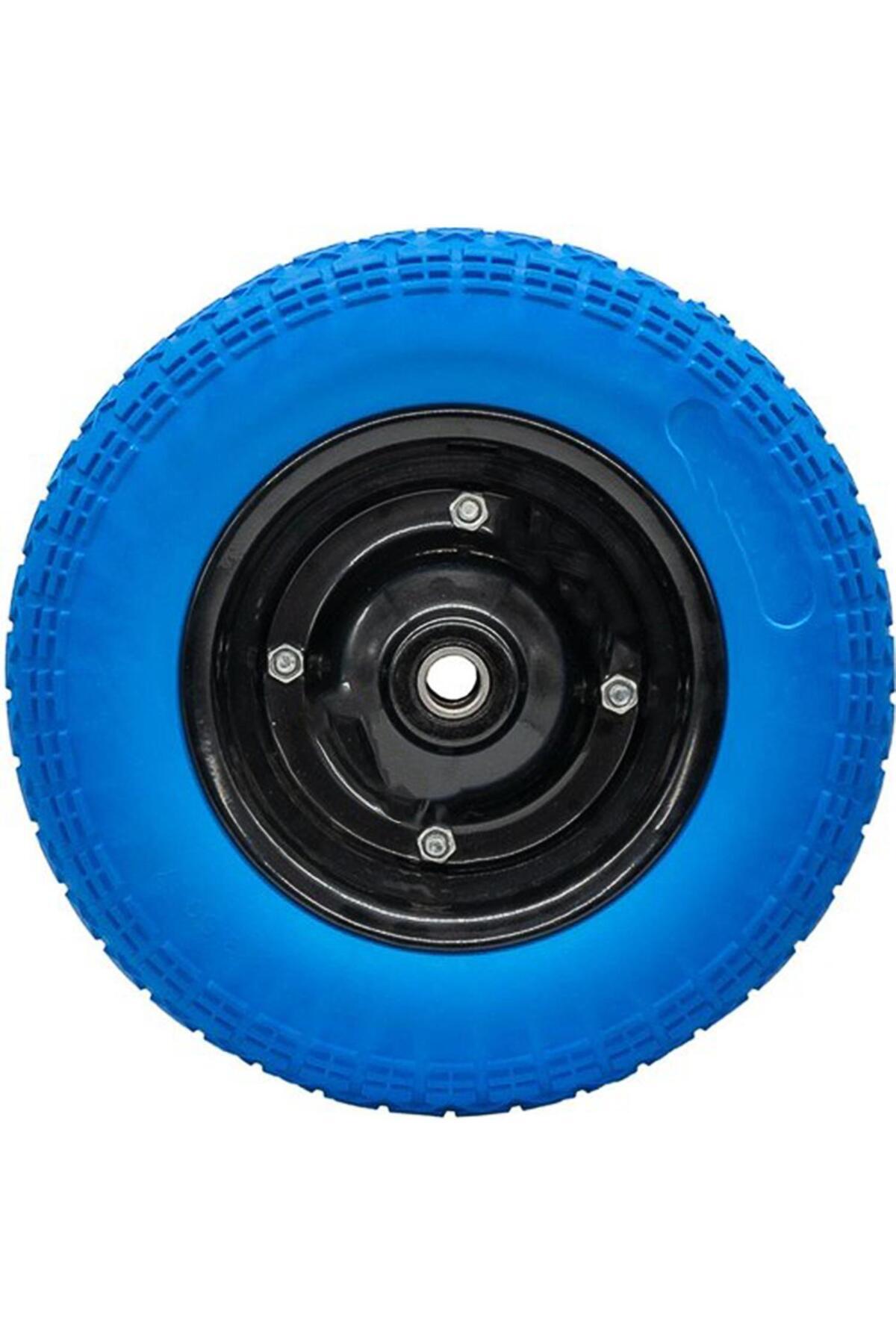 Badem10 El Arabası Yük Taşıma Tekeri Rulmanlı Patlamayan Poliüretan ...
