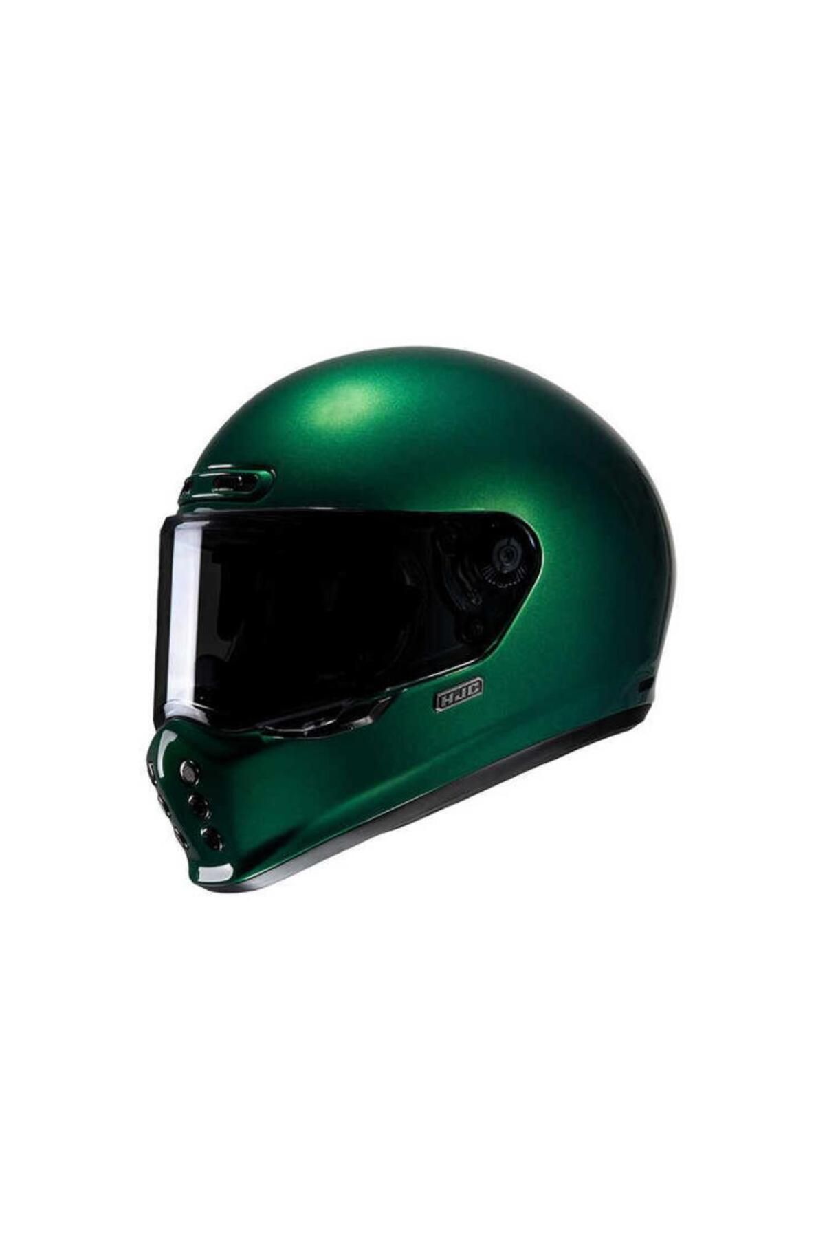Green hotsell motorbike helmet