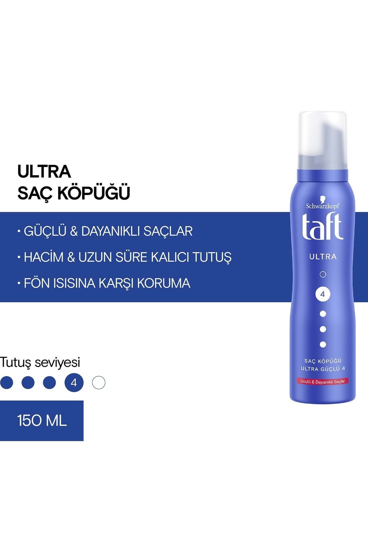 موس مو Ultra Strong 150 ml Taft