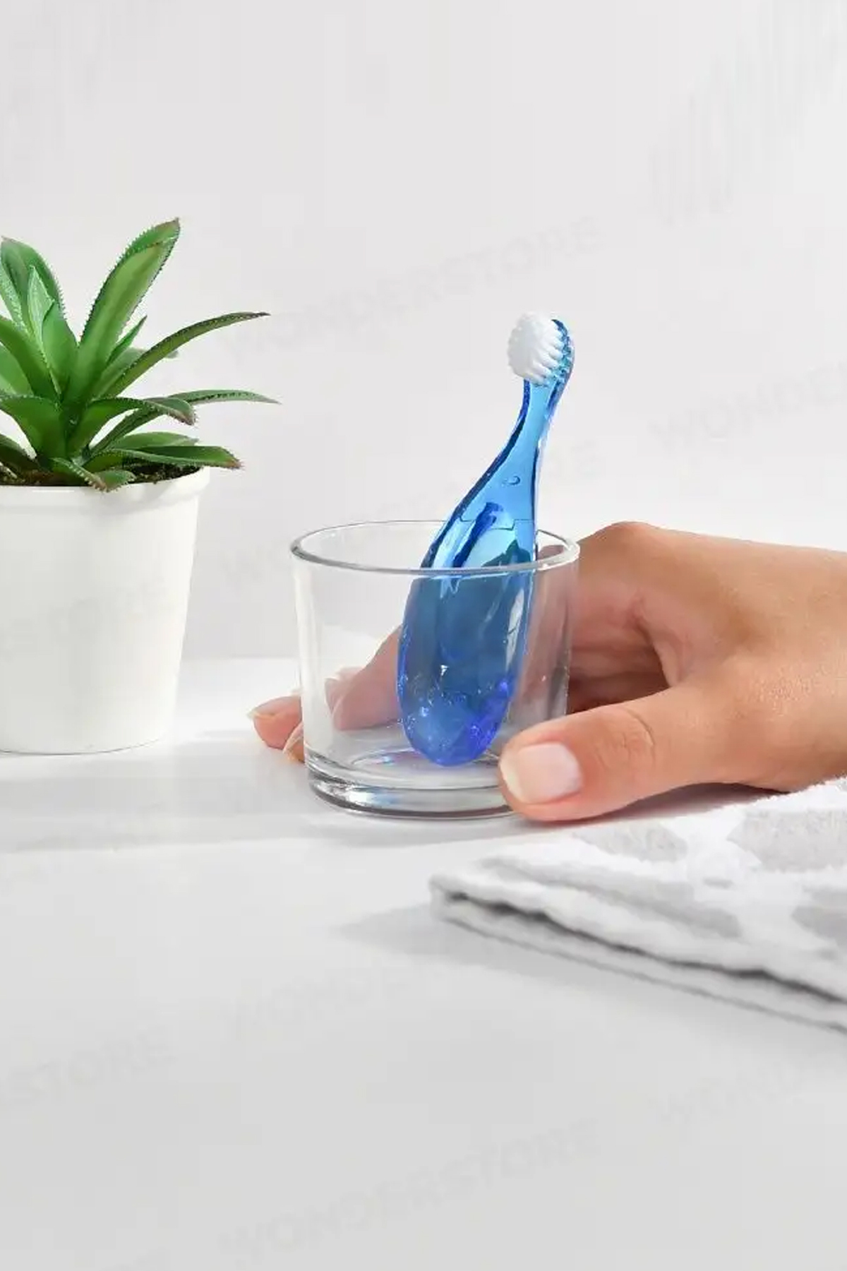 R.O.C.S. Rocs Baby 0-3 Yaş Bebek Diş Fırçası - 2 Adet - Mavi Ve Yeşil fotoğrafı 5 (önizleme)