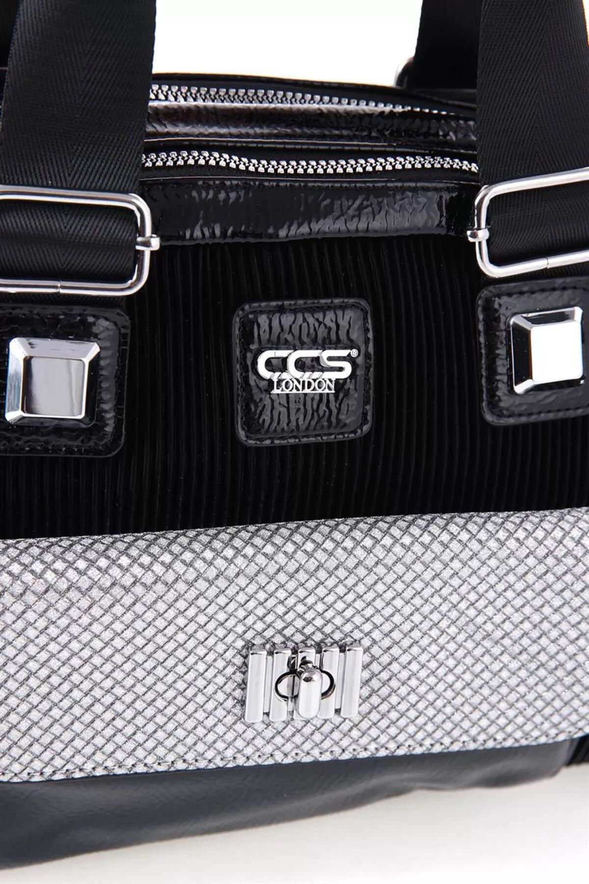 ÇÇS-17116 Geantă Crossbody Neagră 4