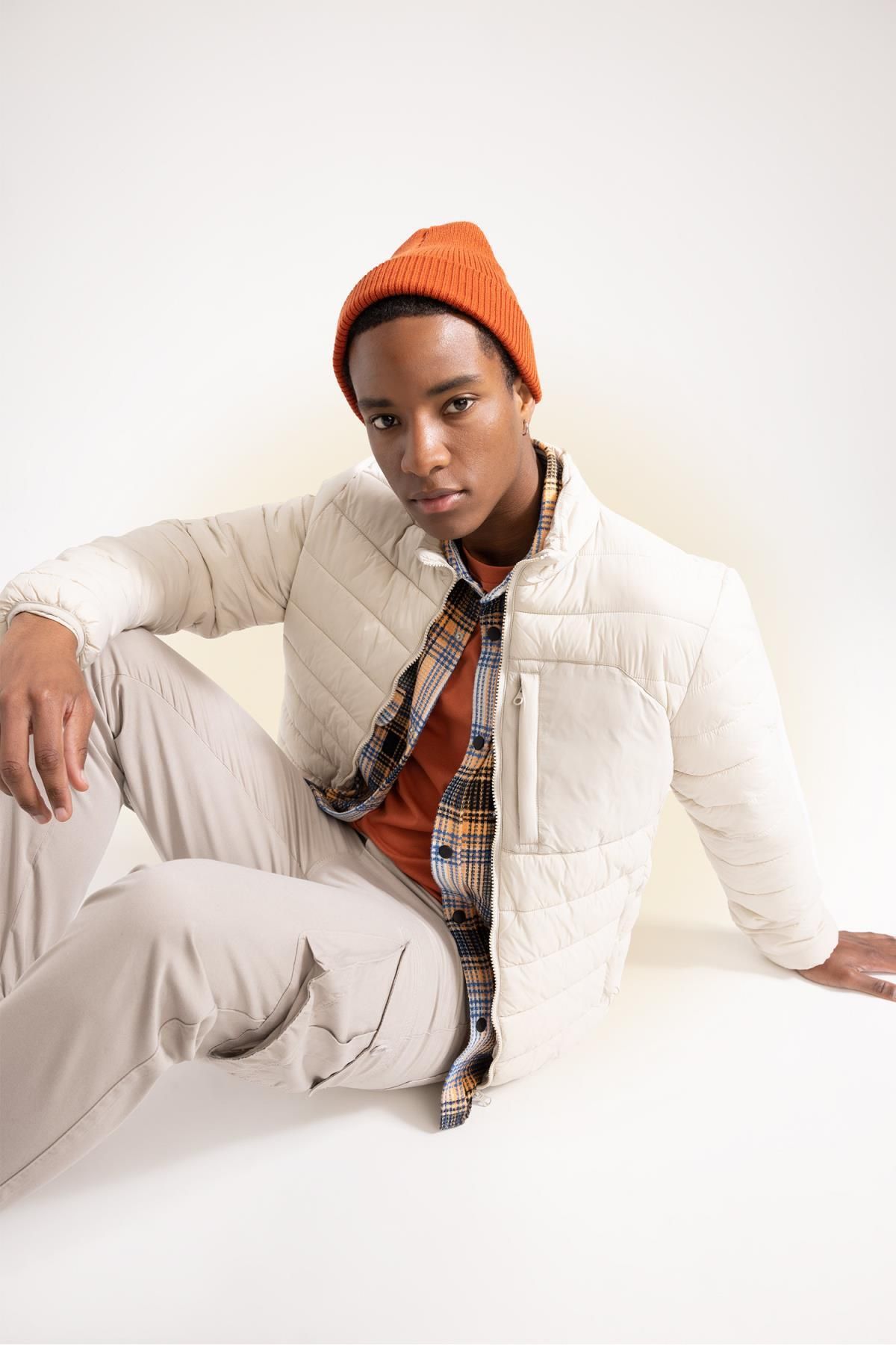 Defacto Water Repellent Slim Fit Puffer Jacket Trendyol