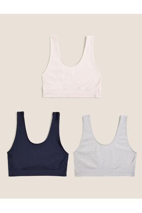Marks Spencer 3 lu Balensiz Crop Top Sutyen Seti Fiyat Yorumlar Trendyol