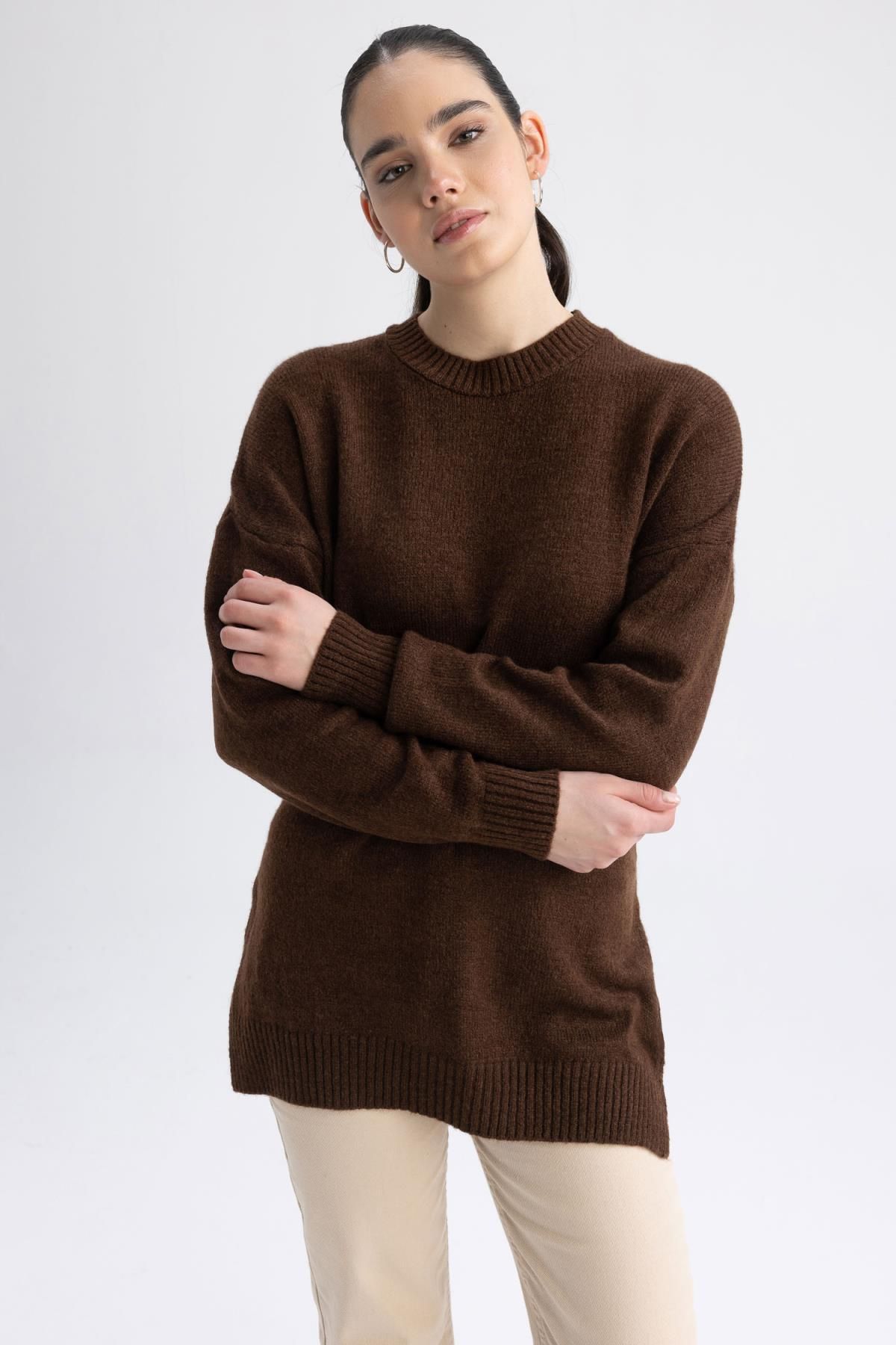 DeFacto-Tunika Relax Fit Crew Neck 4