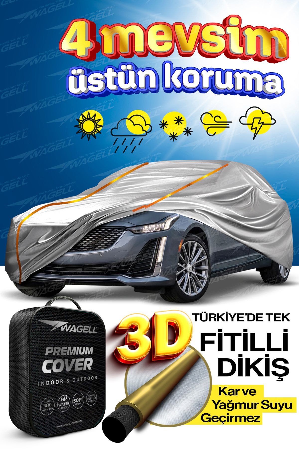 AUTOKN Skoda Fabia 5 Door Car Canvas, Cover, Tent - Trendyol