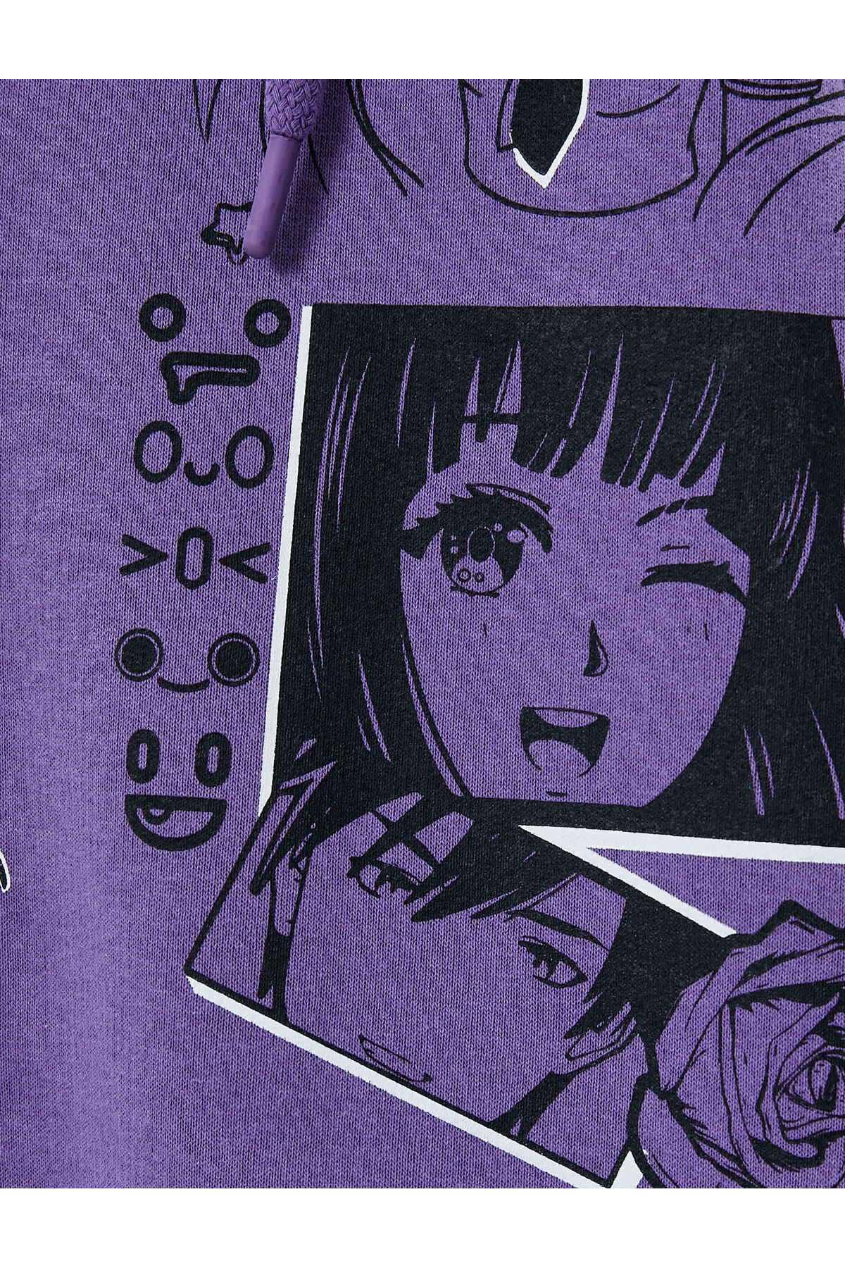 سویشرت زنانه بنفش کوتونKoton | 4WAL10101IK اورجینال - تصویر 6