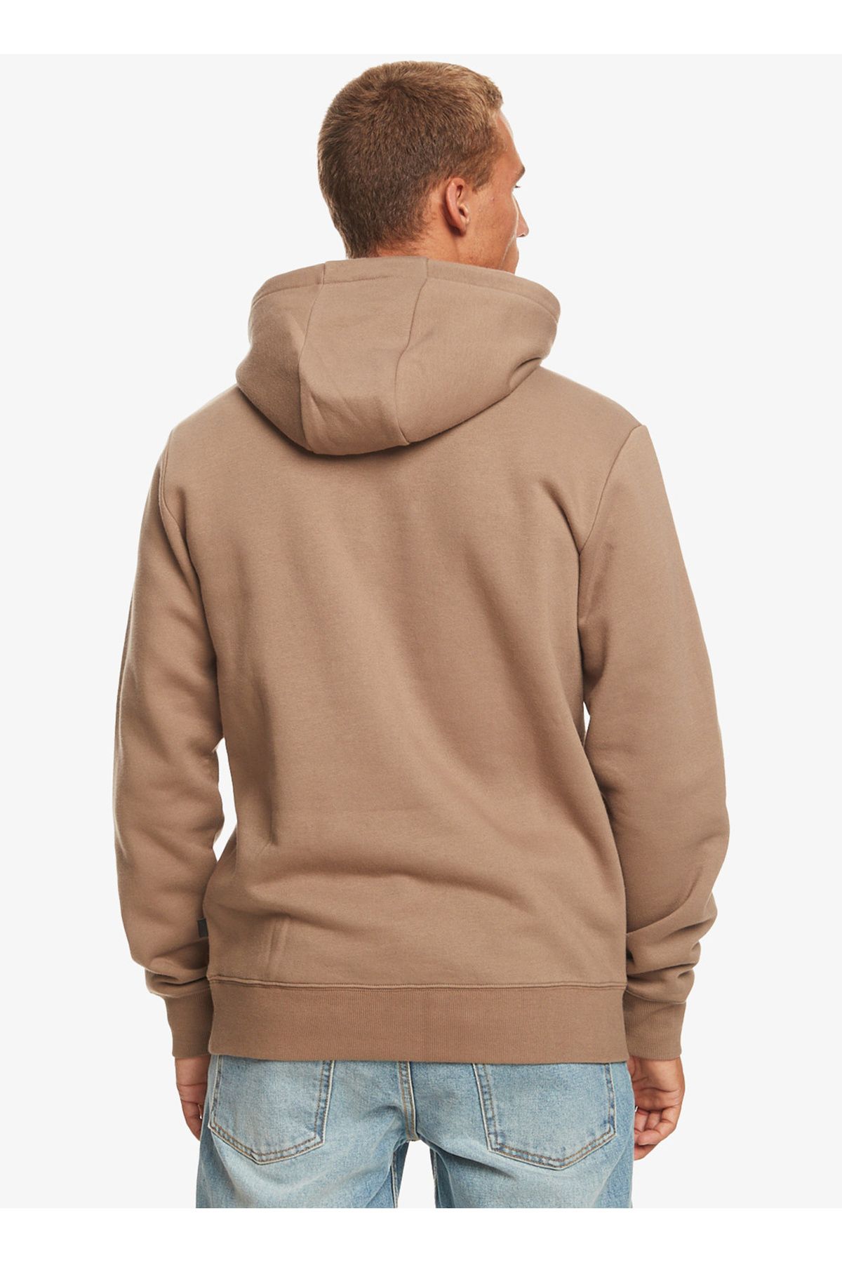 Quiksilver Kahve Erkek Kapu onlu Sweatshirt EQYFT04450 Big Logo Hood Erkek Giyim