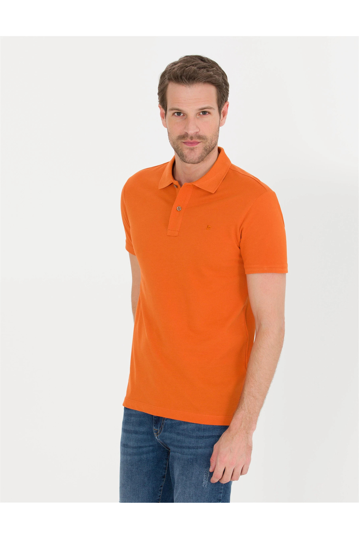 تیشرت یقه پلو مردانه راسته آستین کوتاه | پیر کاردین Pierre Cardin 1567279T - تصویر 6