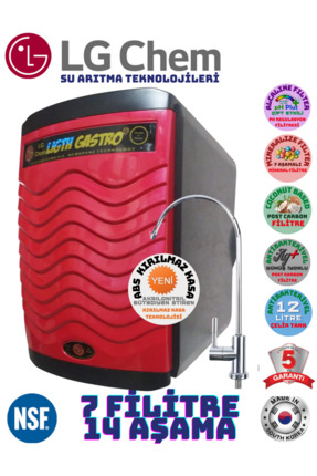 light gastro Lg Chem Gold Plus Gümüş Iyonlu-alkali-mineral Filitreli 12 Lt.14...