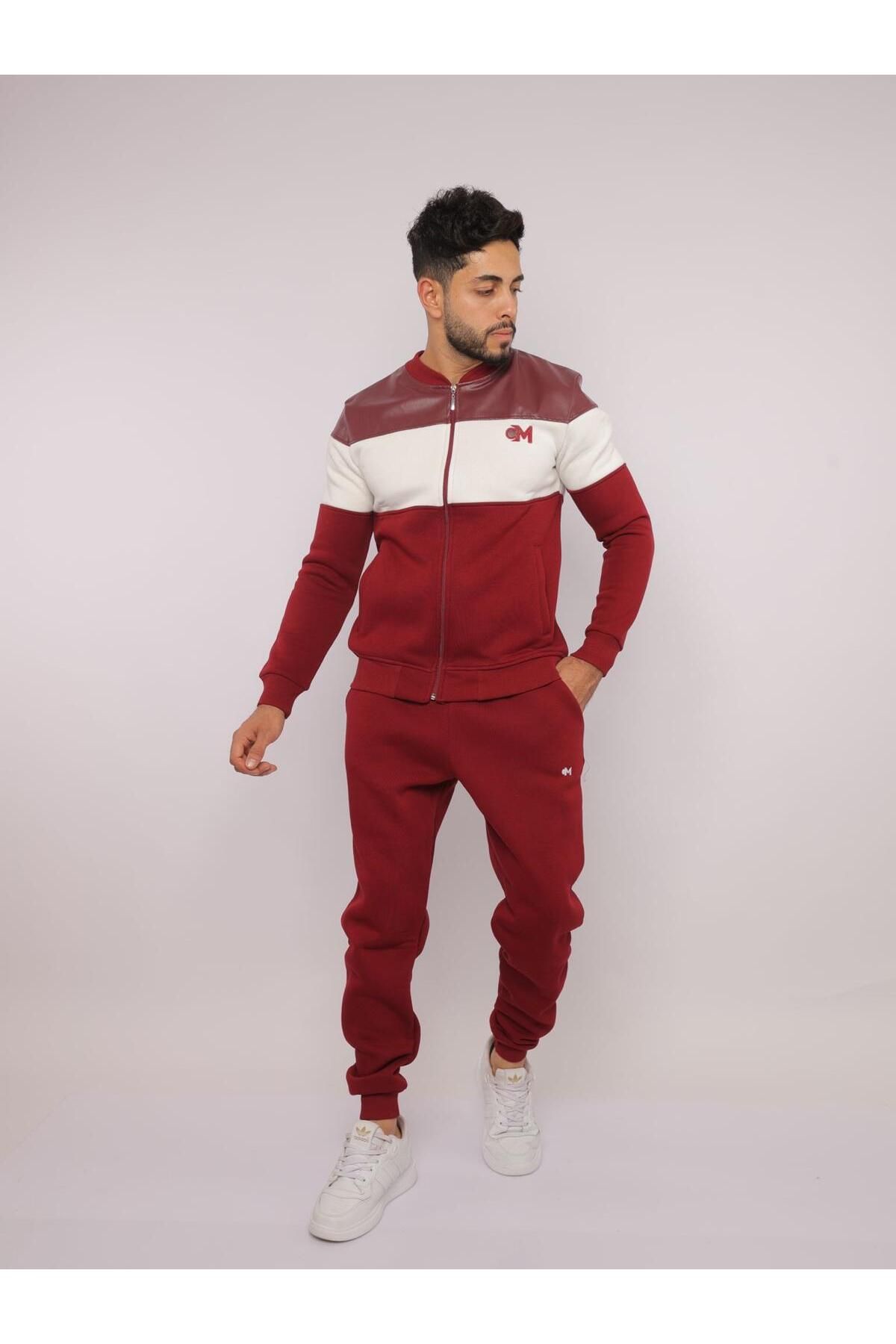Burgundy sweatsuit 2024