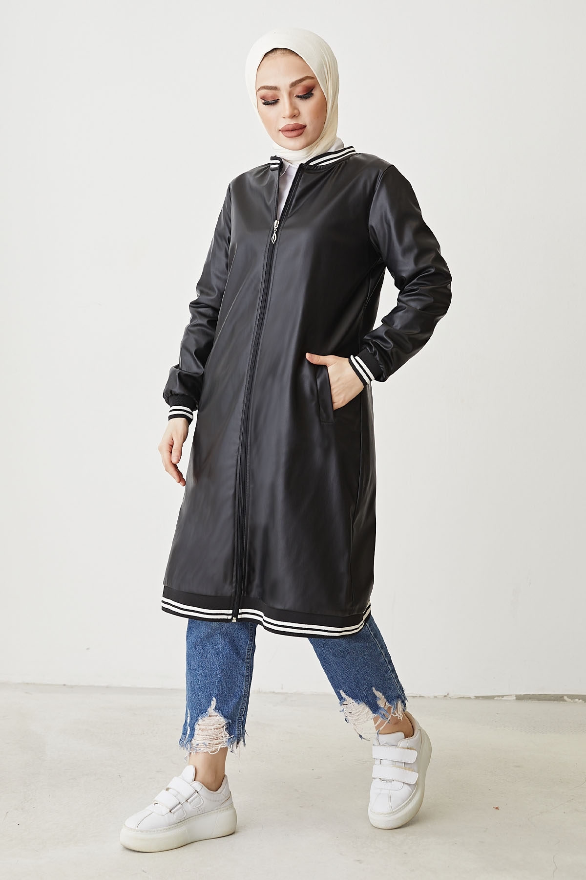 مانتو زنانه برند این استایل اصل MS00MC2450 - تصویر 5