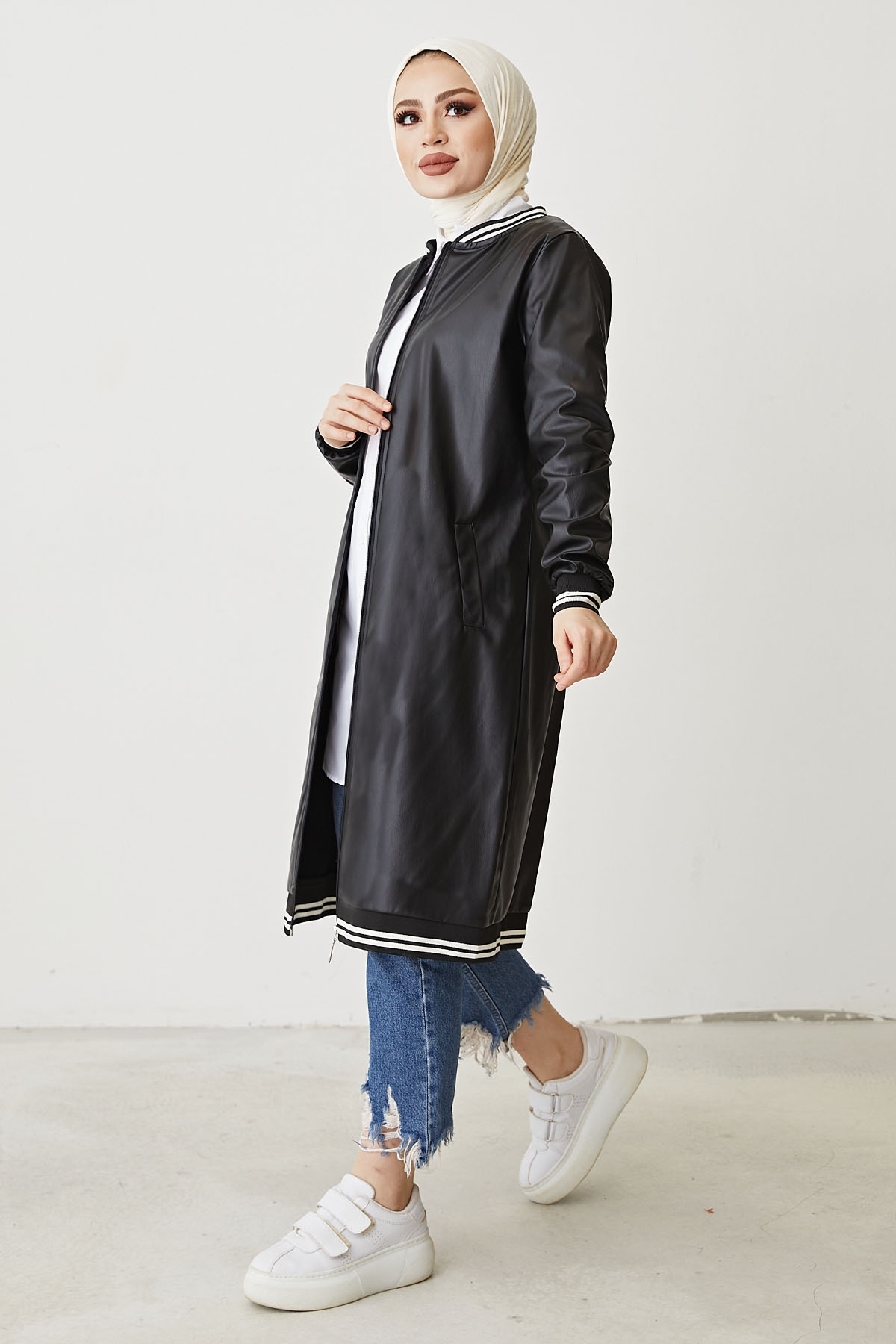 مانتو زنانه برند این استایل اصل MS00MC2450 - تصویر 4