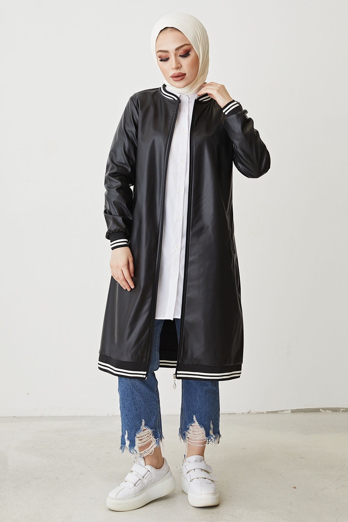 مانتو زنانه برند این استایل اصل MS00MC2450 - تصویر 3