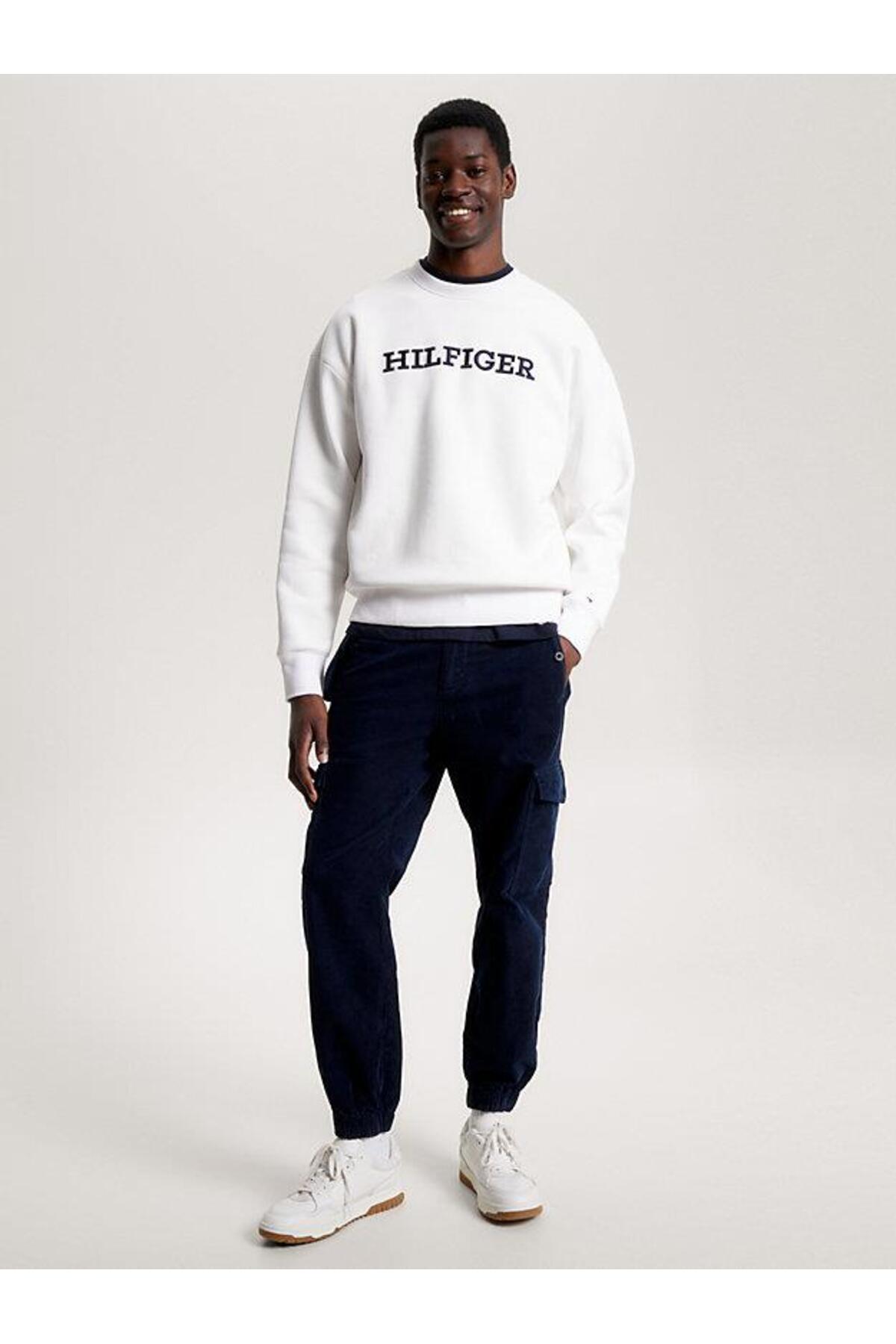 سویشرت مردانه راسته  آستین بلند | تامی هیلفیگر Tommy Hilfiger MW0MW32726YBH - تصویر 2