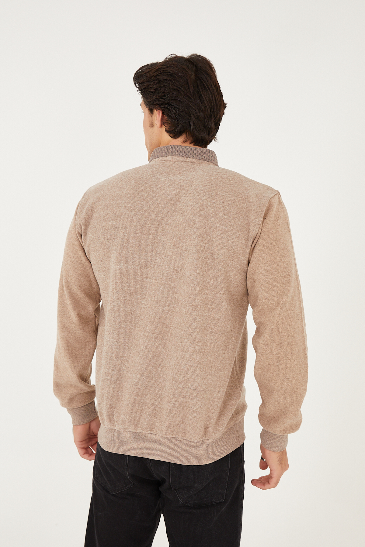 KMKkombin  KMKOMBİN BABA ERKEK CEPLİ GÖMLEK YAKA ÖZEL SELANİK KAZAK - Görsel 6