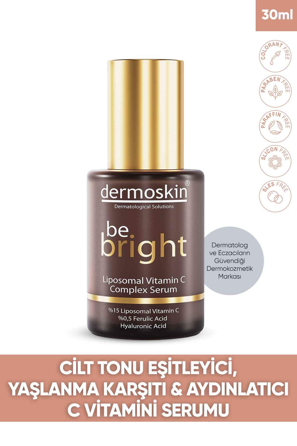 Dermoskin Be Bright Liposomal Vitamin C Complex Serum 30 ml Fiyatı