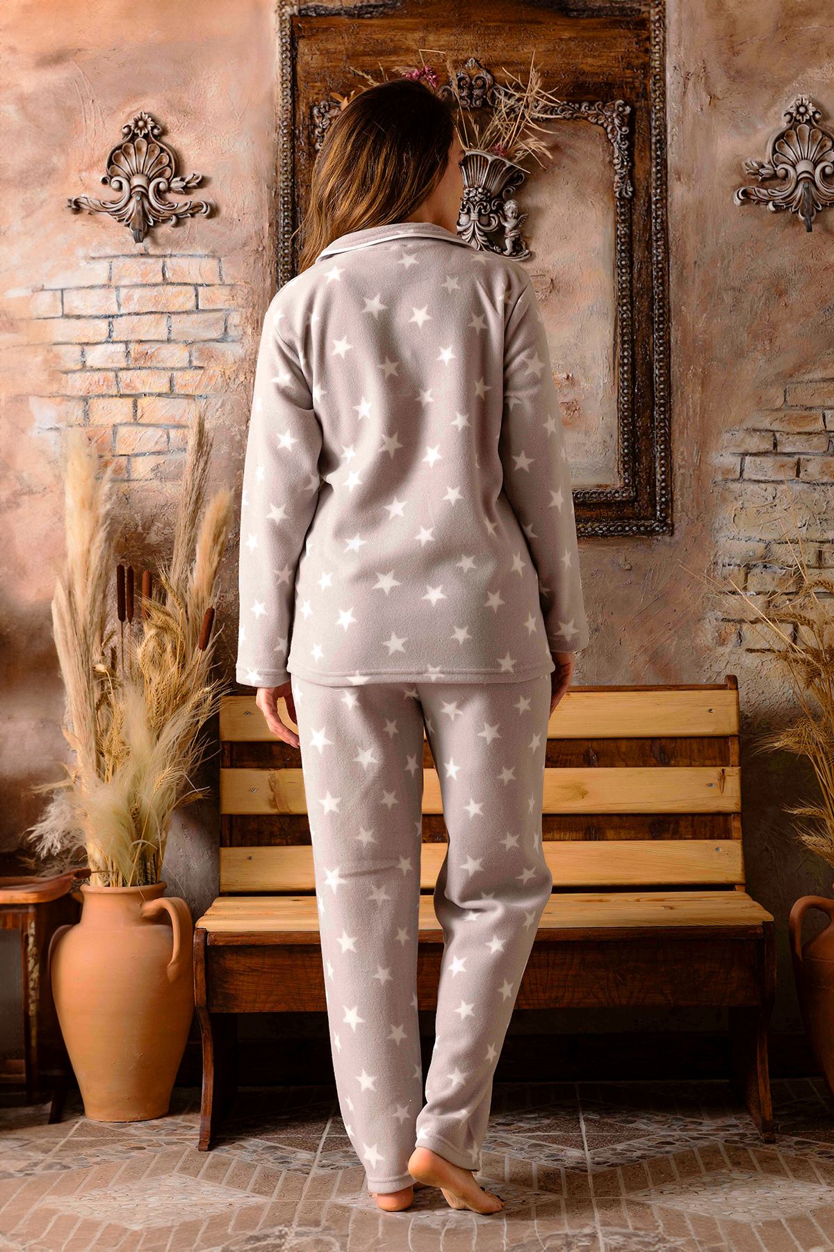 Nisanca Plush Fleece Pajama Set - Winter Plus Size Women's Pajamas