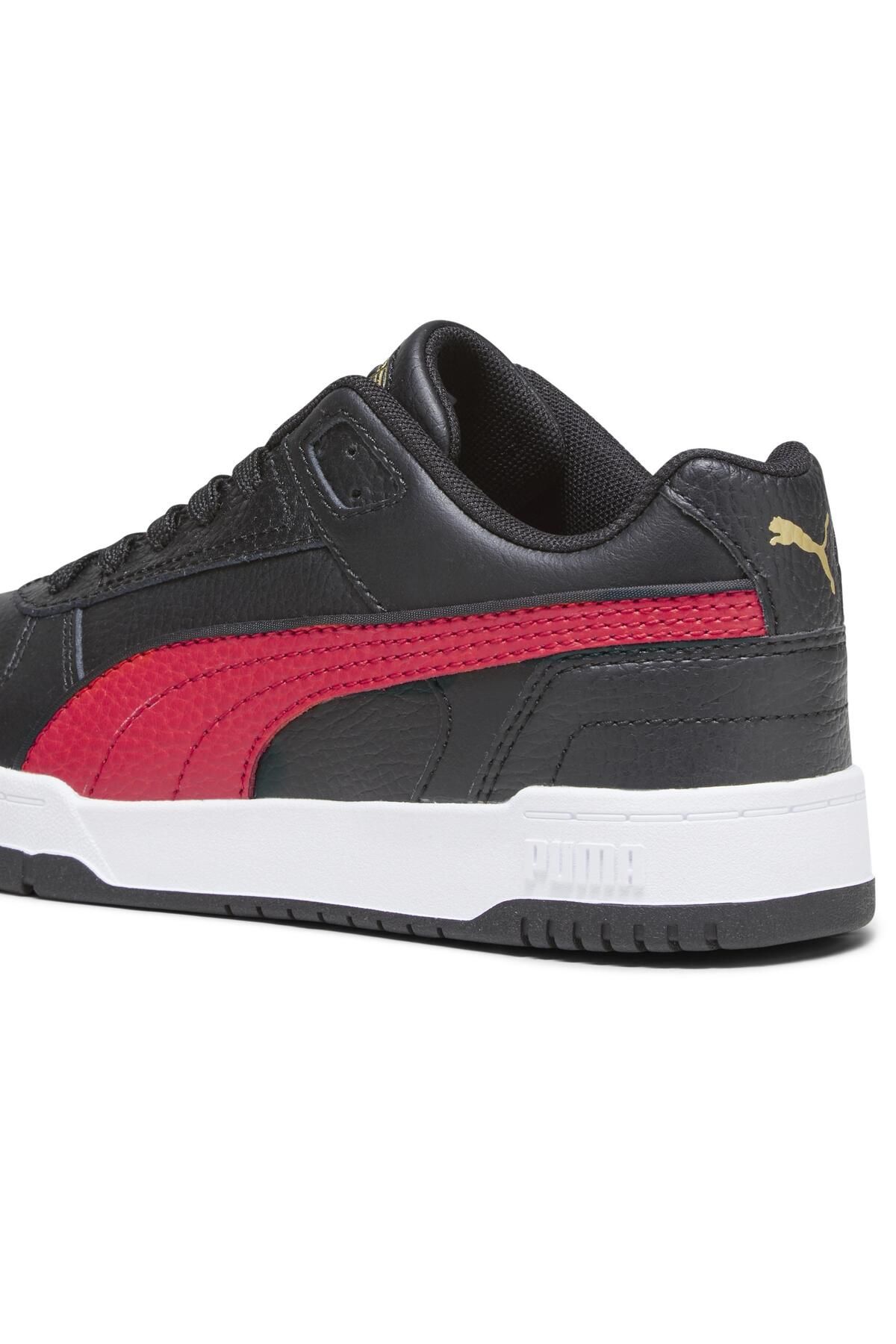 اسنیکر مشکی مردانه و زنانه بازی RBD LOW JR سیاه سفید برای همه زمان ها Puma