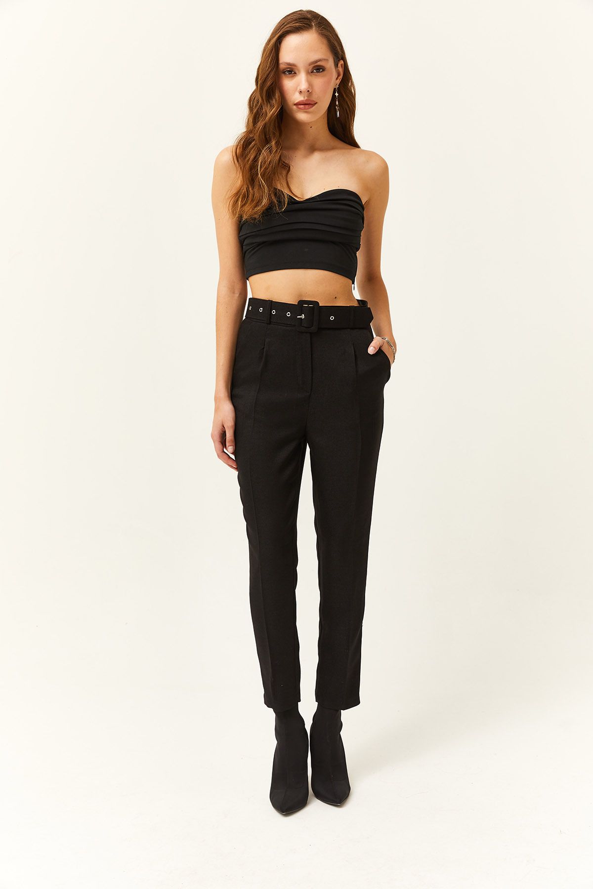 Belted Pant / Black