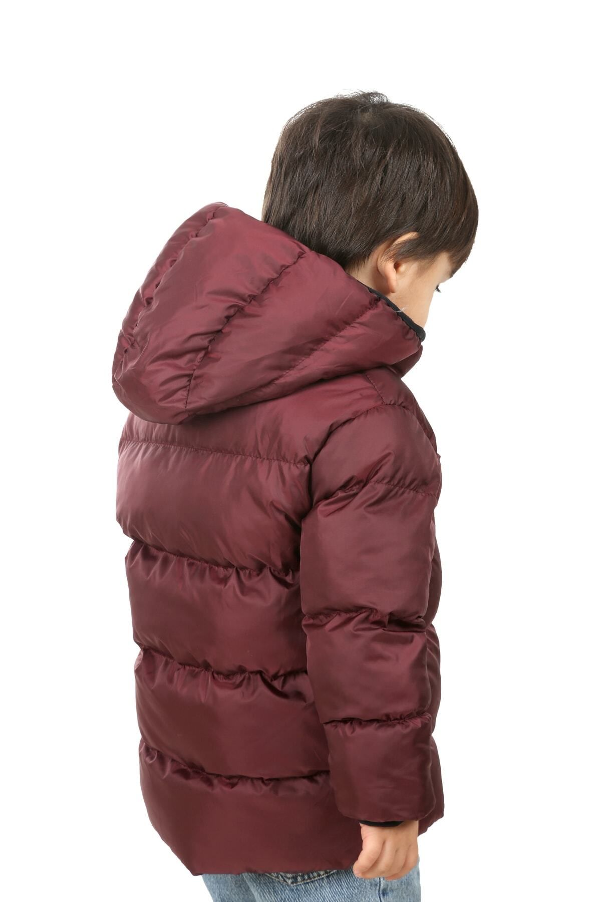Boys burgundy on sale coat