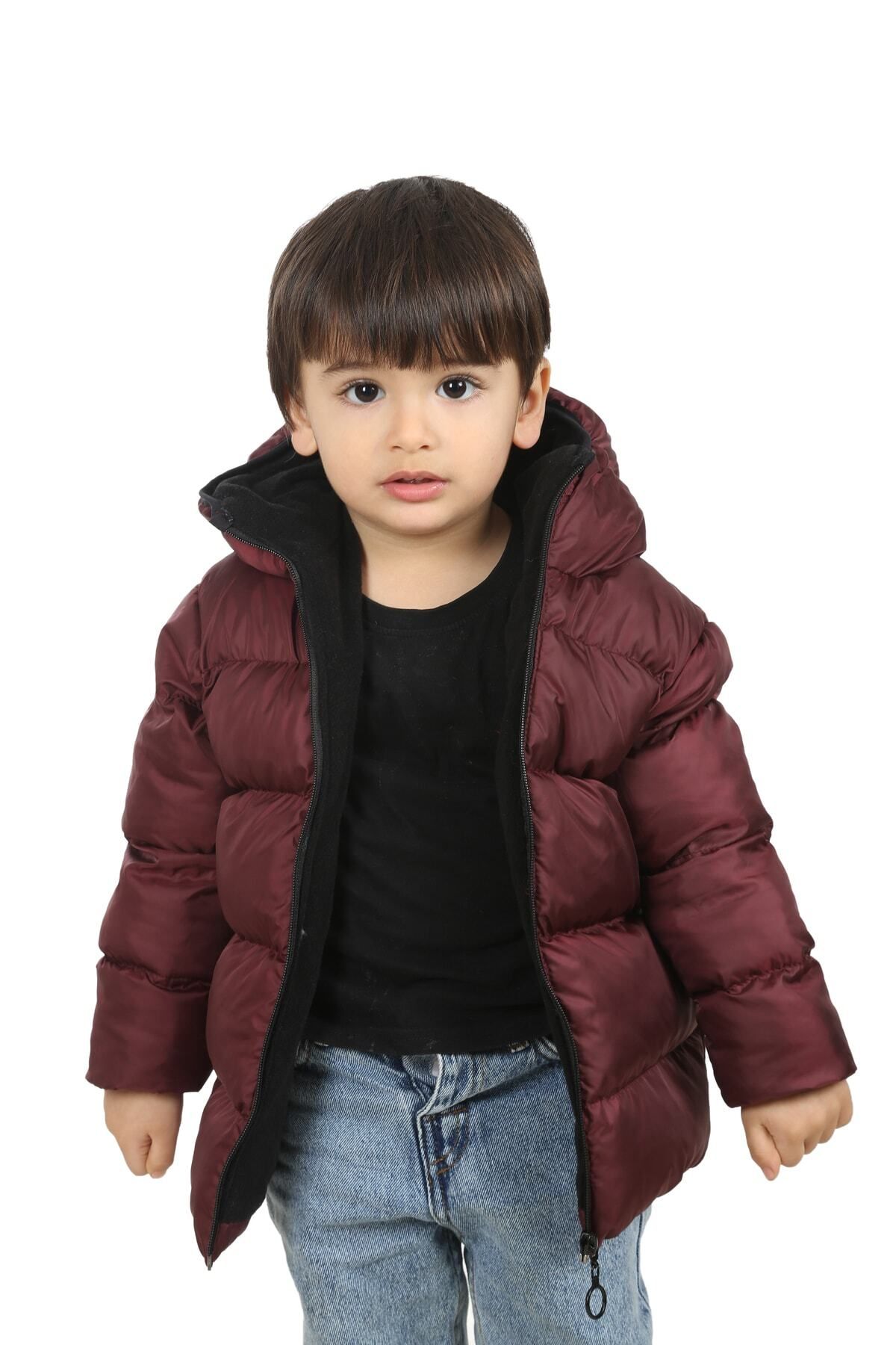 Boys burgundy coat sale