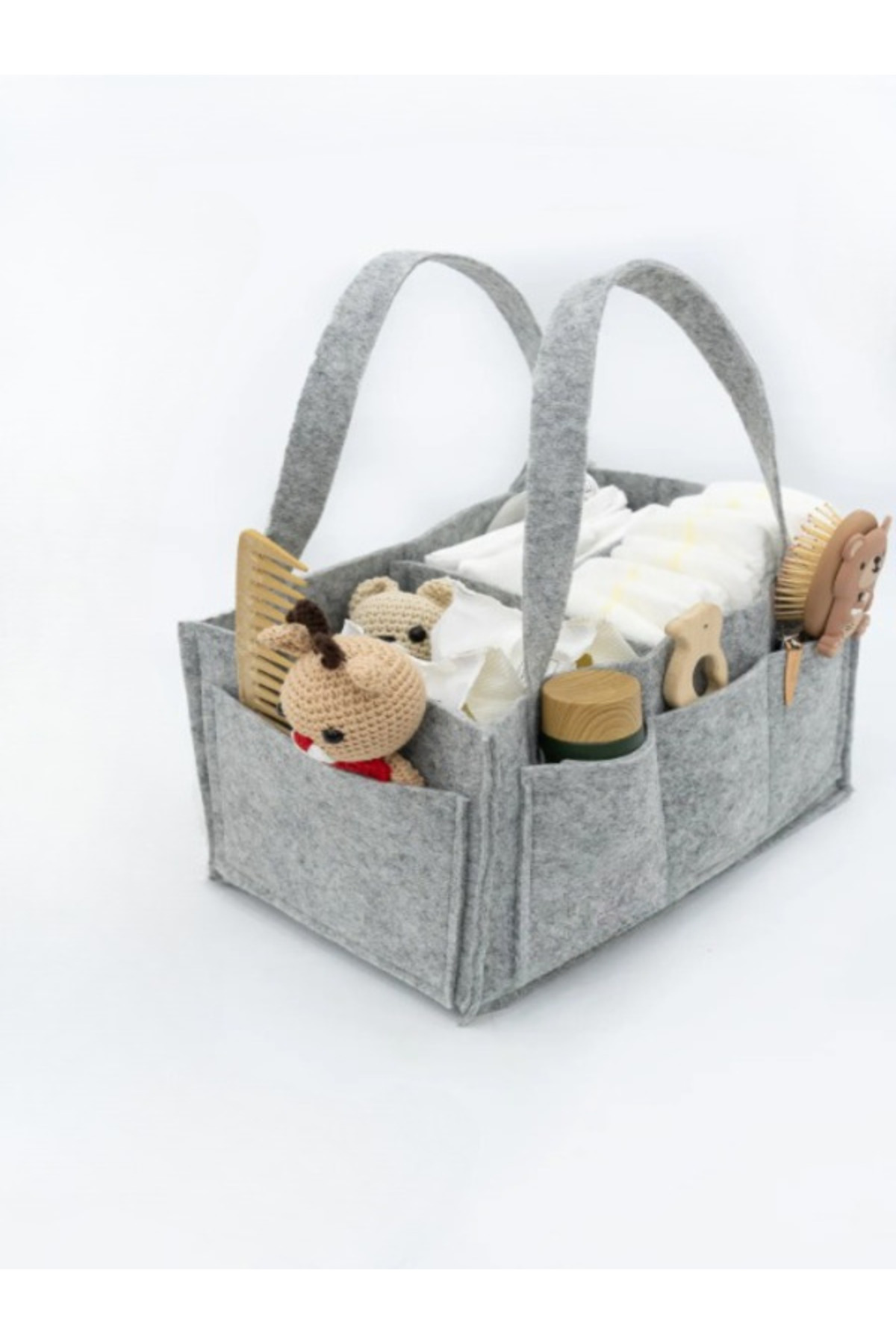 Child Felt Mother Baby Care Bag Bottom Opening Organizer Portable Organizer For Replacement