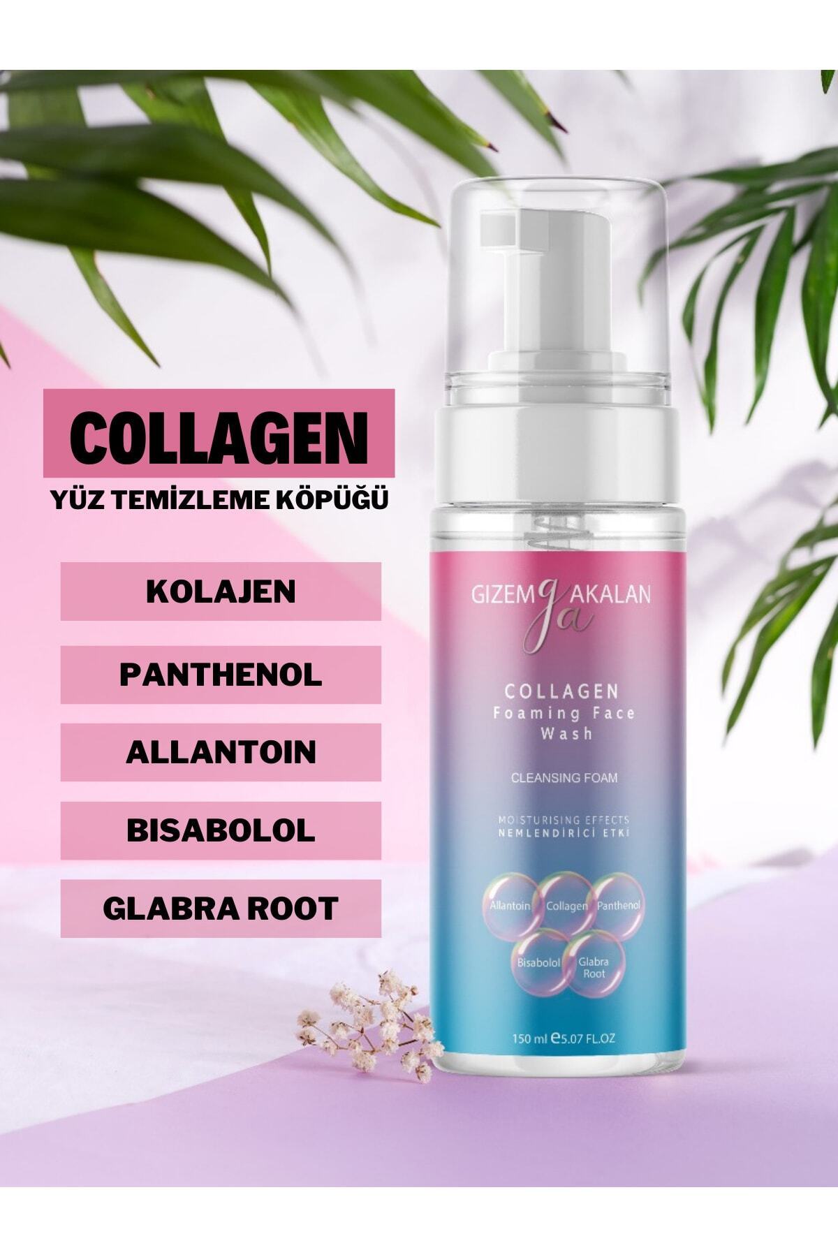 Collagen Temizleme Köpüğü 5 Etki Arındırıcı Onarıcı Nemlendirme Kolajen Aydınlatma Etkili 150 ml — GİZEMAKALANPUREBUBBLES001 — تصویر 4 از 9