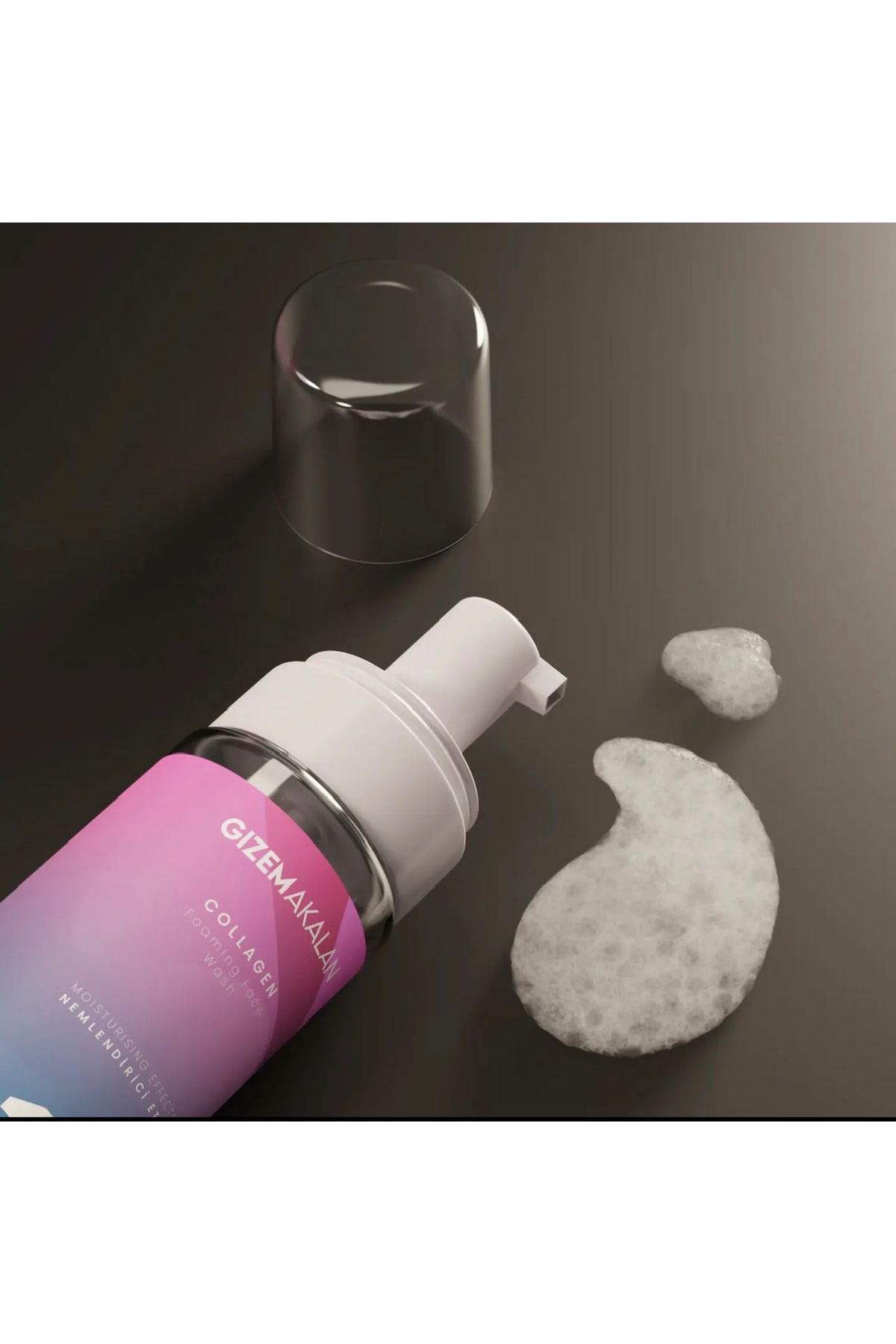 Collagen Temizleme Köpüğü 5 Etki Arındırıcı Onarıcı Nemlendirme Kolajen Aydınlatma Etkili 150 ml — GİZEMAKALANPUREBUBBLES001 — تصویر 3 از 9
