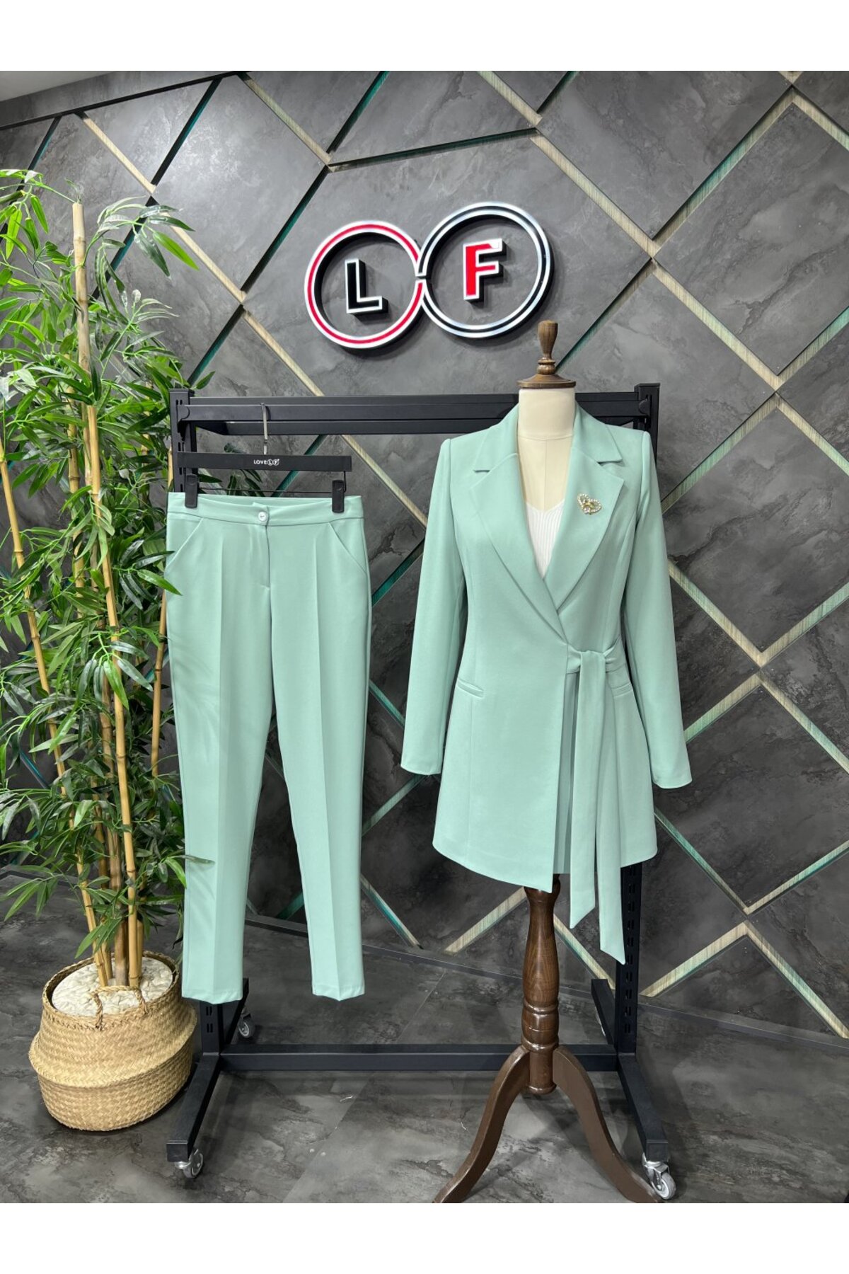 Connected suit Mint Green