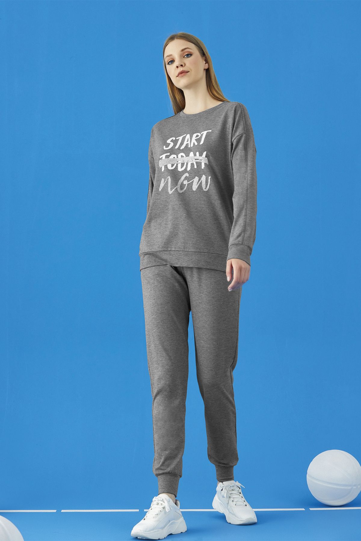 GİZZEY-20836 PRINTED PANTS SET 3