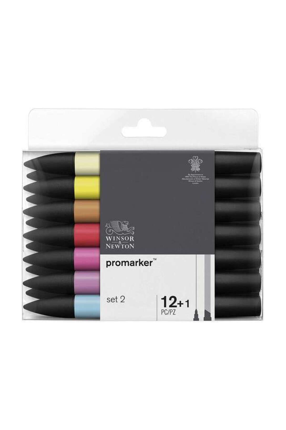 Winsor Newton-Winsor & Newton Promarker 12+1 Set 3 3