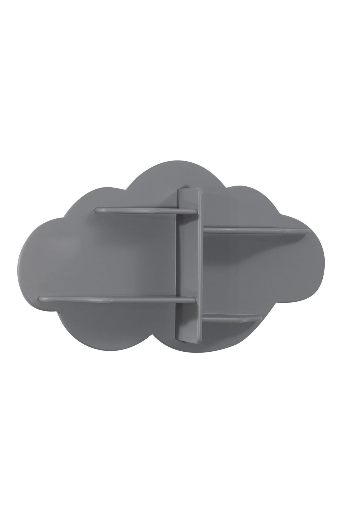 Gray Cloud Led Wall Shelf