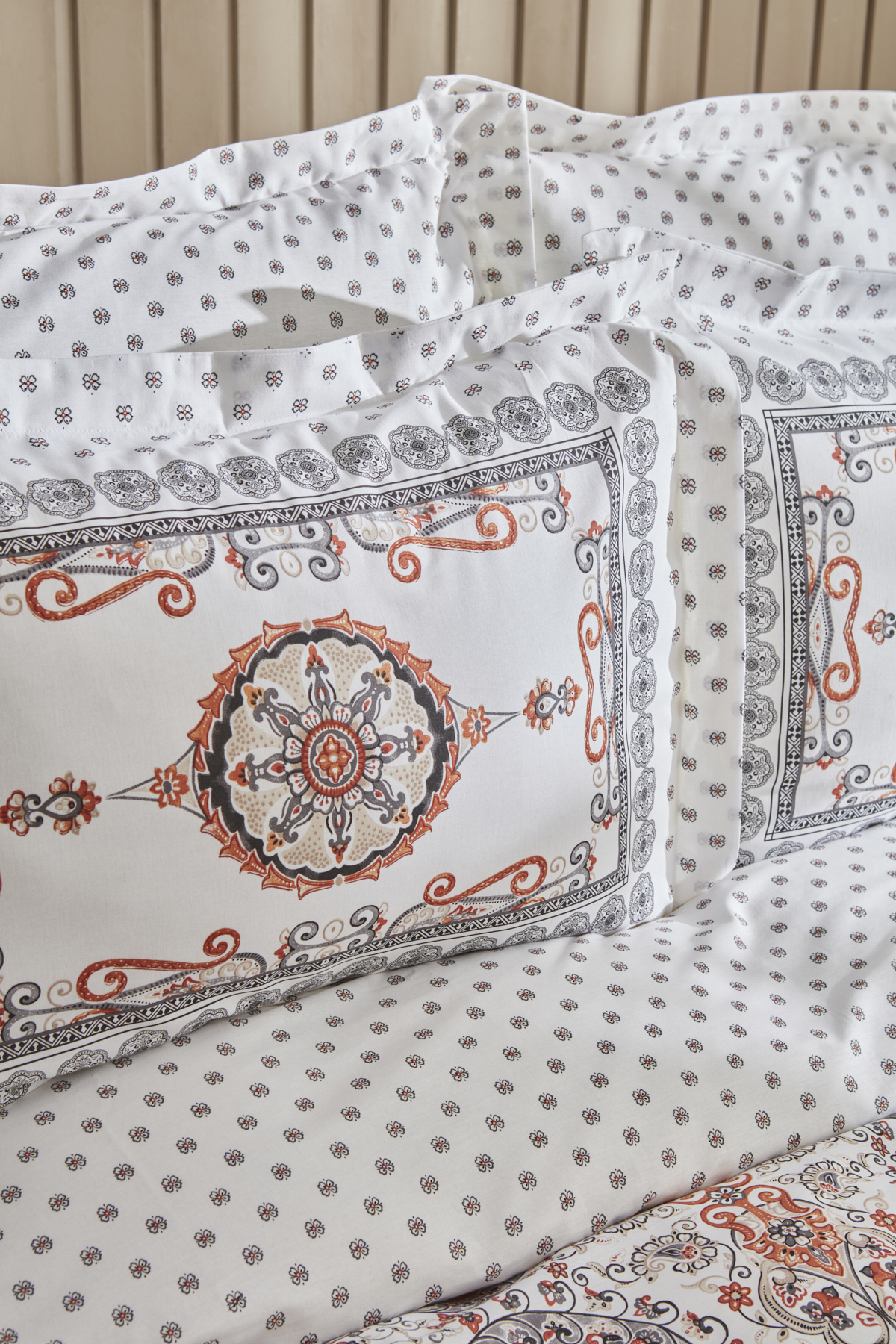 سرویس خواب  نارنجی Karaca Home | 200.22.05.0017 اورجینال - تصویر 5