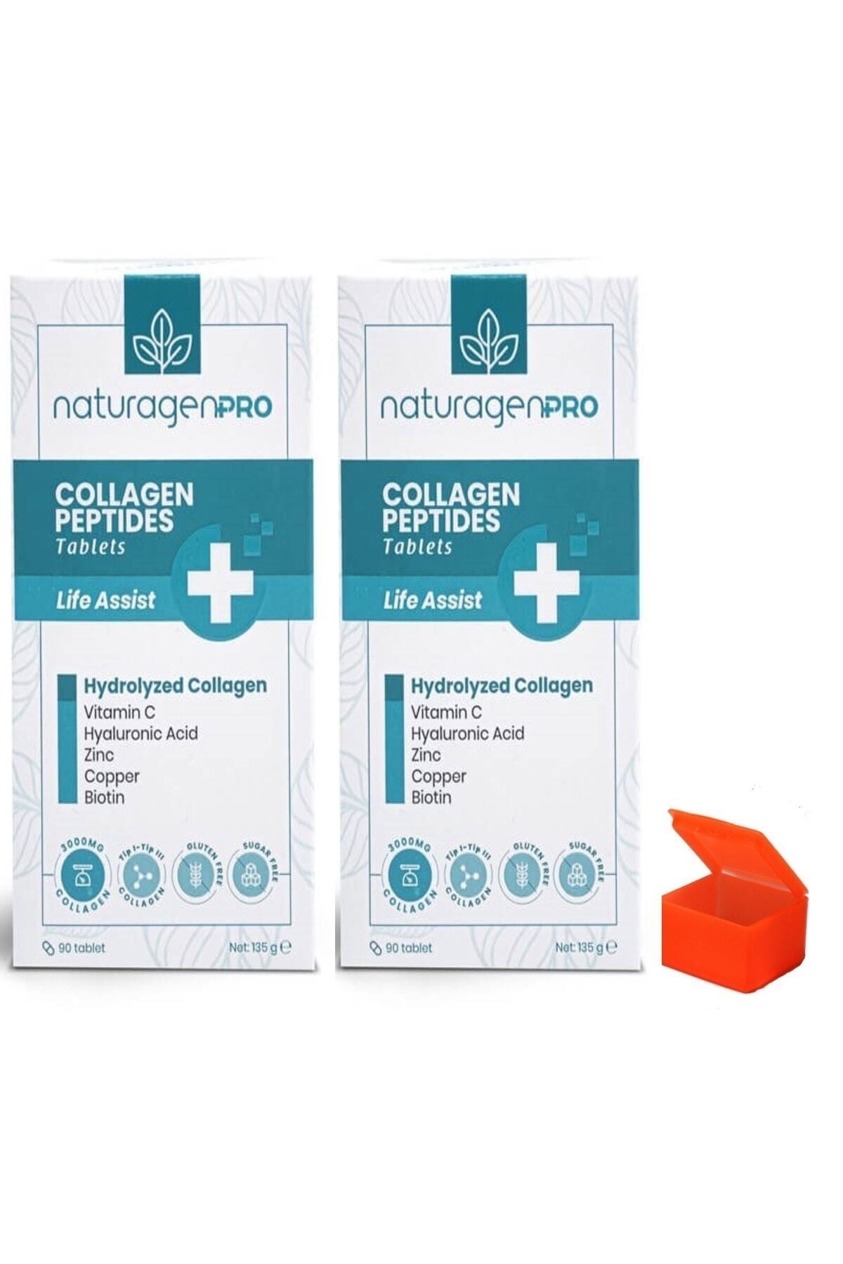 Naturagen Pro Collagen Peptides Tip 13 Hyaluronic Acid 180 Tablet