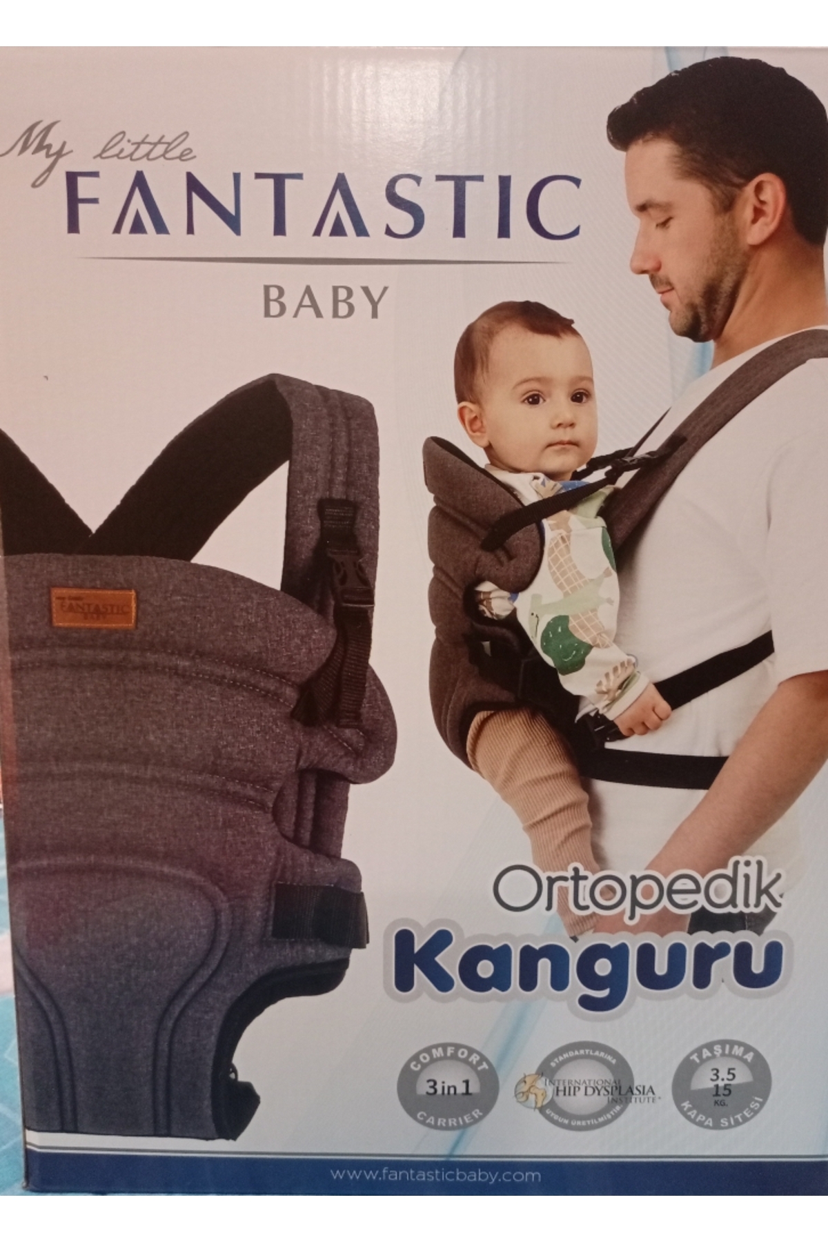 My Little Baby BABY ORTOPEDİK BEBEK KANGURU KAHVERENGİ