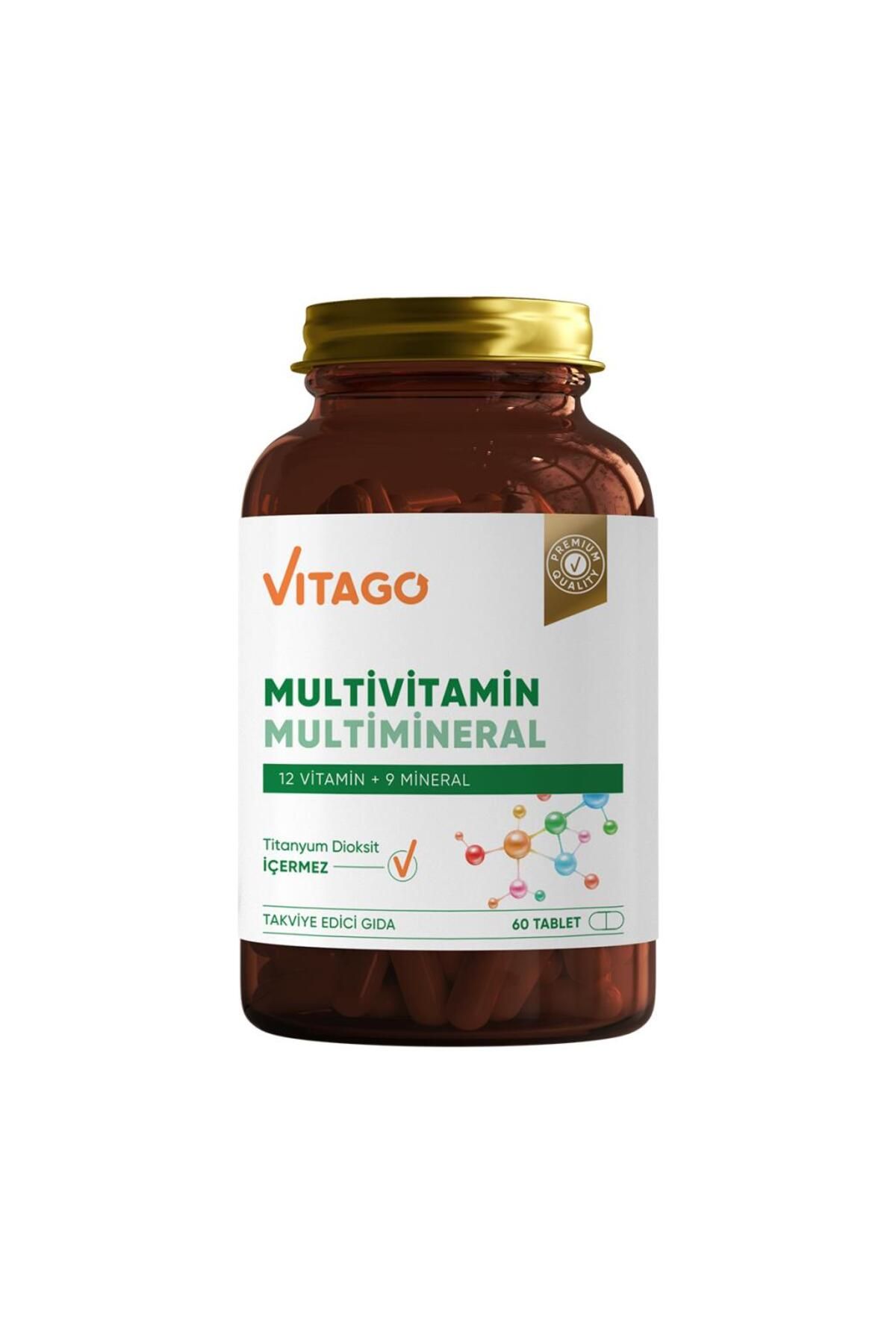 Vitago ویتاگو مولتی ویتامین، قنزیم Q 10 قرص 60 عددی